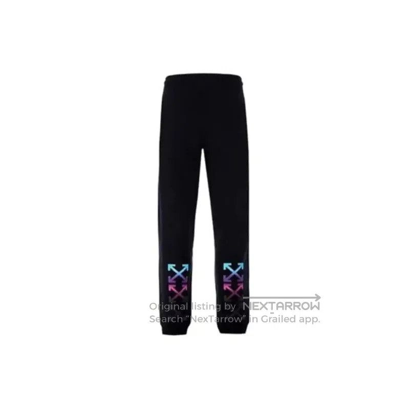 Off-White Off-White Black Cotton Casual Pants . Size US 27 - 7 Thumbnail