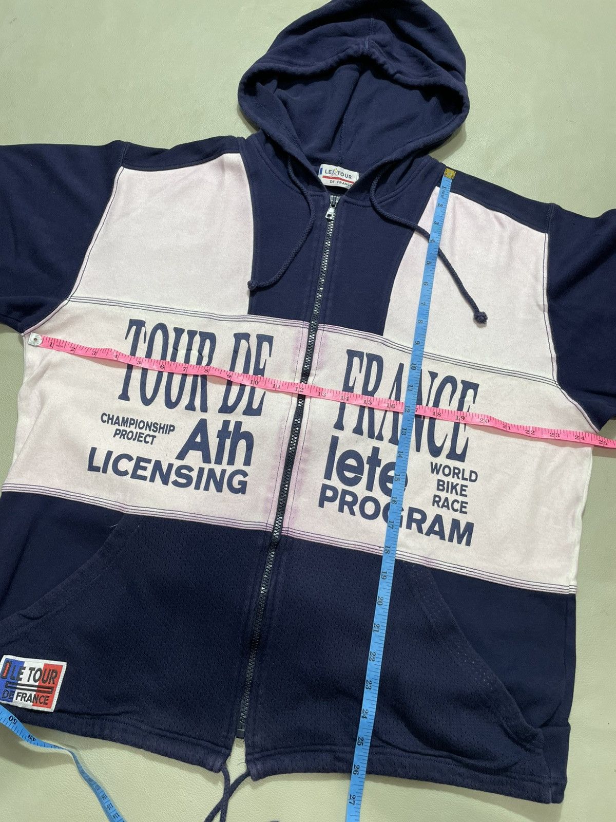 Vintage Rare Vintage Tour de France hoodie Size US L / EU 52-54 / 3 - 9 Thumbnail