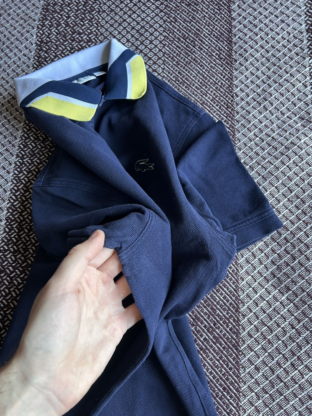 Lacoste × Vintage Lacoste Slim Fit Polo Shirt Men Solid Style Size Large Size US L / EU 52-54 / 3 - 13 Thumbnail