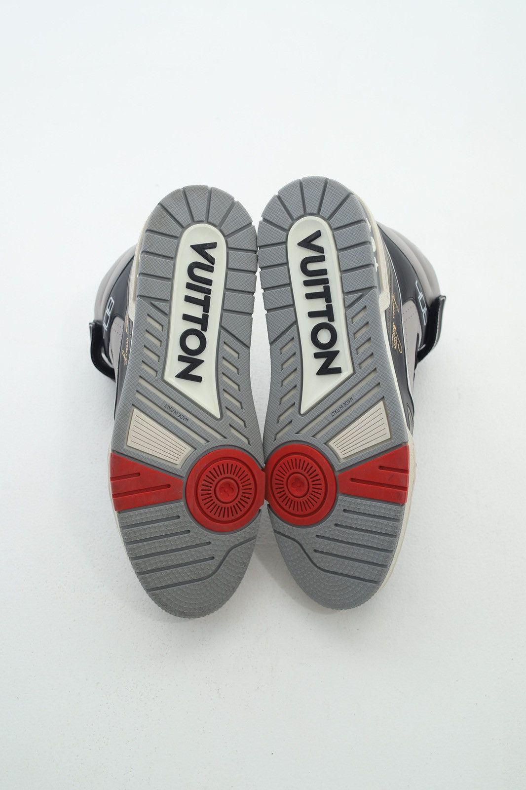 Louis Vuitton LOUIS VUITTON Sneakers Hi-Top Trainer Shoes Virgil Abloh 408 Size US 9 / EU 42 - 5 Thumbnail