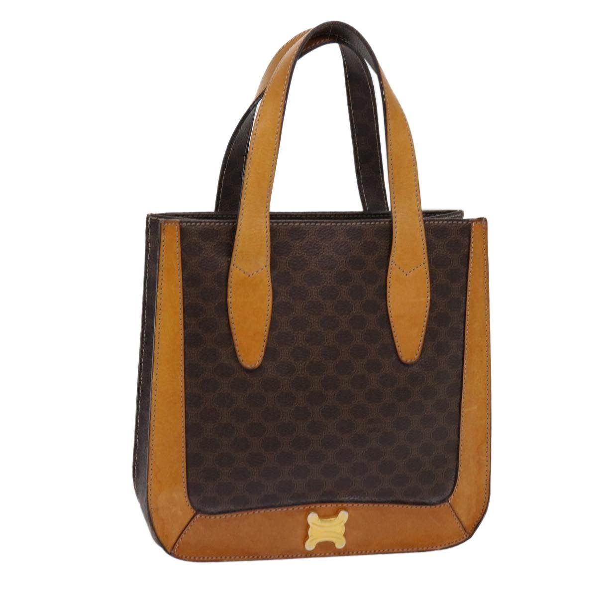 Celine CELINE Macadam Canvas Hand Bag Pvc Brown Size ONE SIZE - 1 Thumbnail