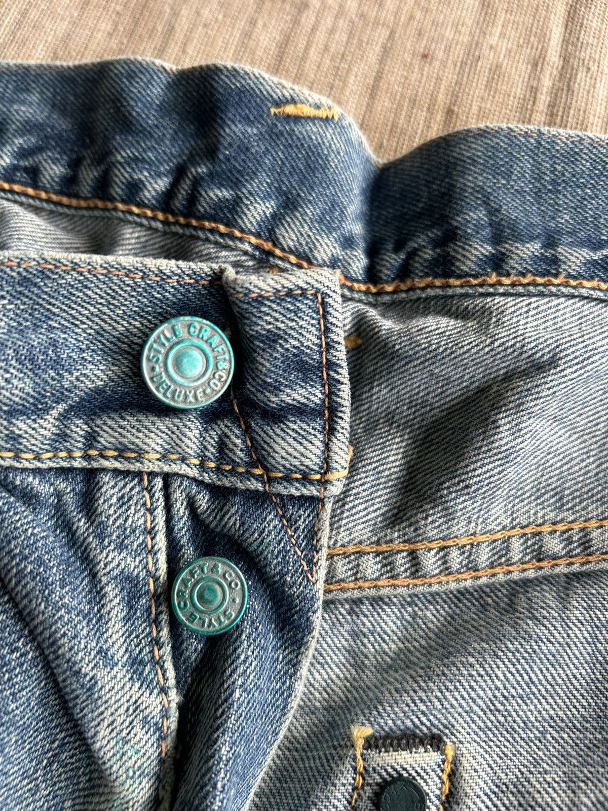 Evisu Vintage Evisu Yamane Selvedge distressed denim jeans Size US 30 / EU 46 - 8 Thumbnail