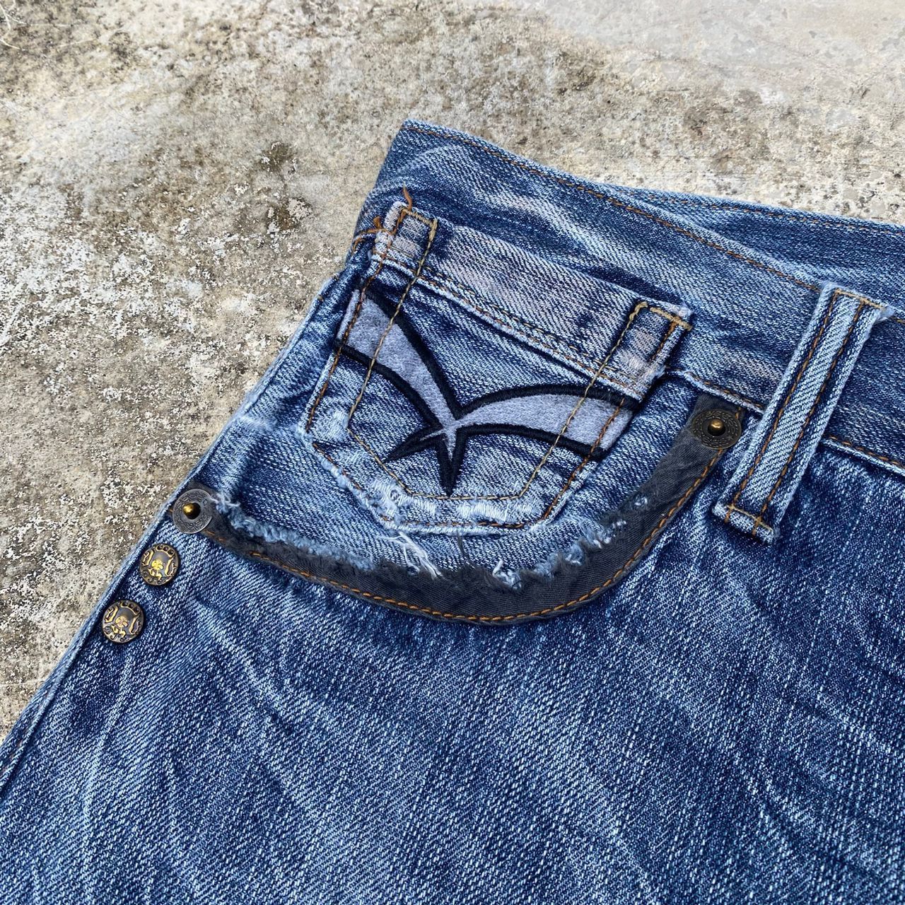 Japanese Brand Vintage Anti Label Jean Japanese Brand Punk Denim Size US 31 - 11 Thumbnail