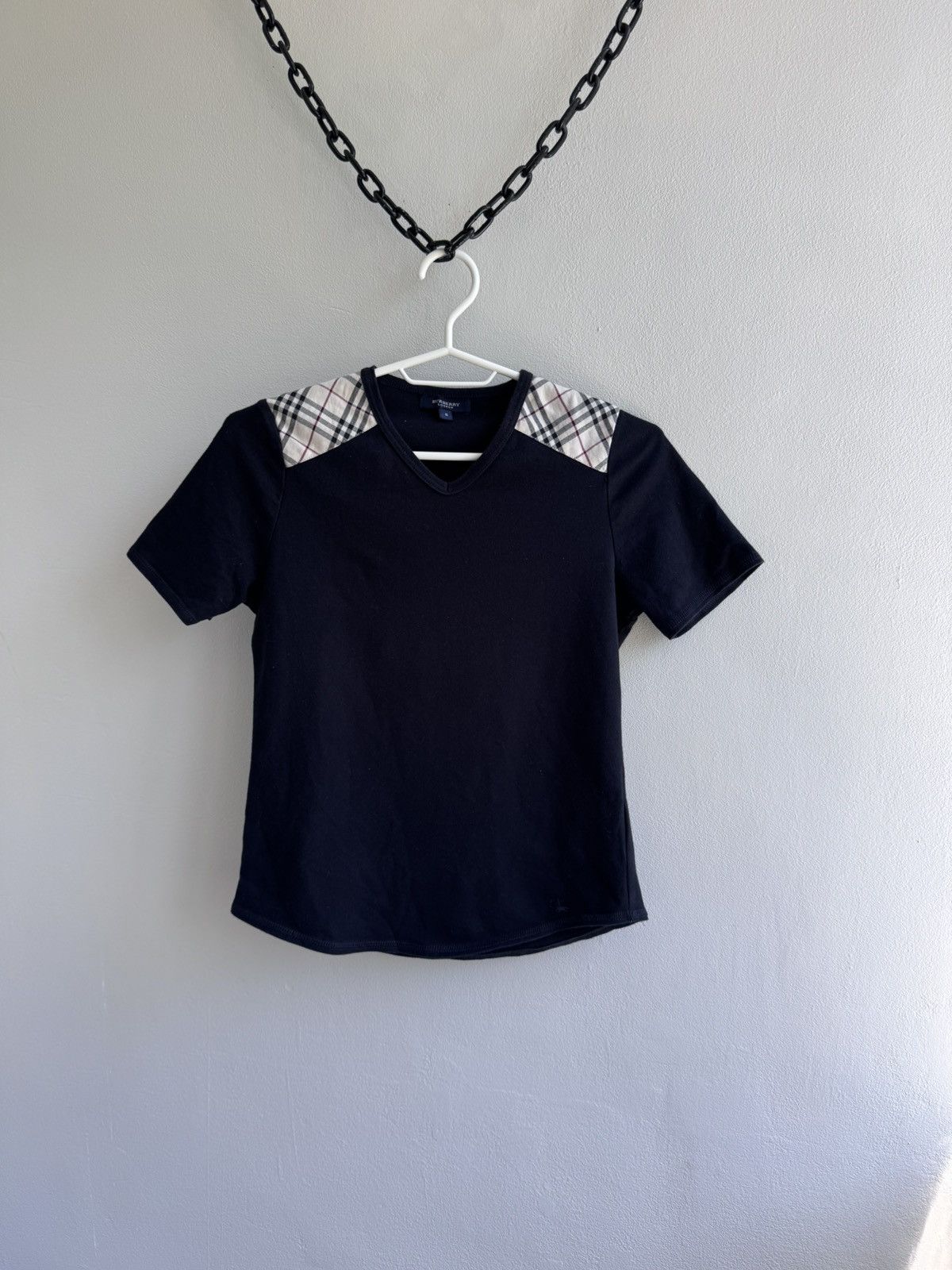 Burberry Burberry Check Plaid Nova Check T Shirt Tee Size S / US 4 / IT 40 - 1 Thumbnail
