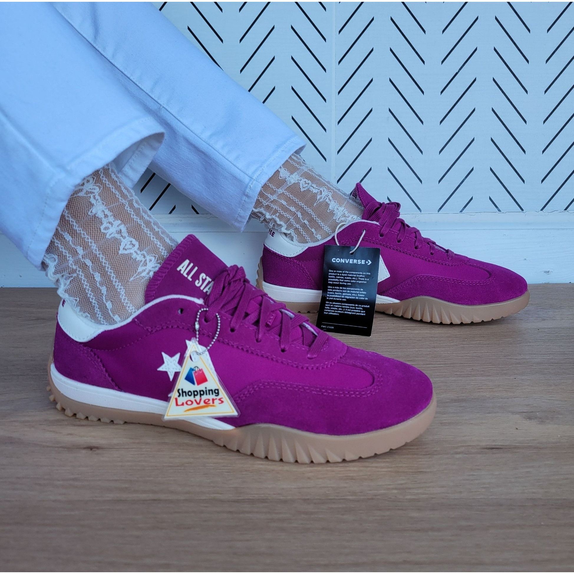 ⭐Converse Run Star Trainer Ox Suede 7.5 Womens Shoes Sneaker