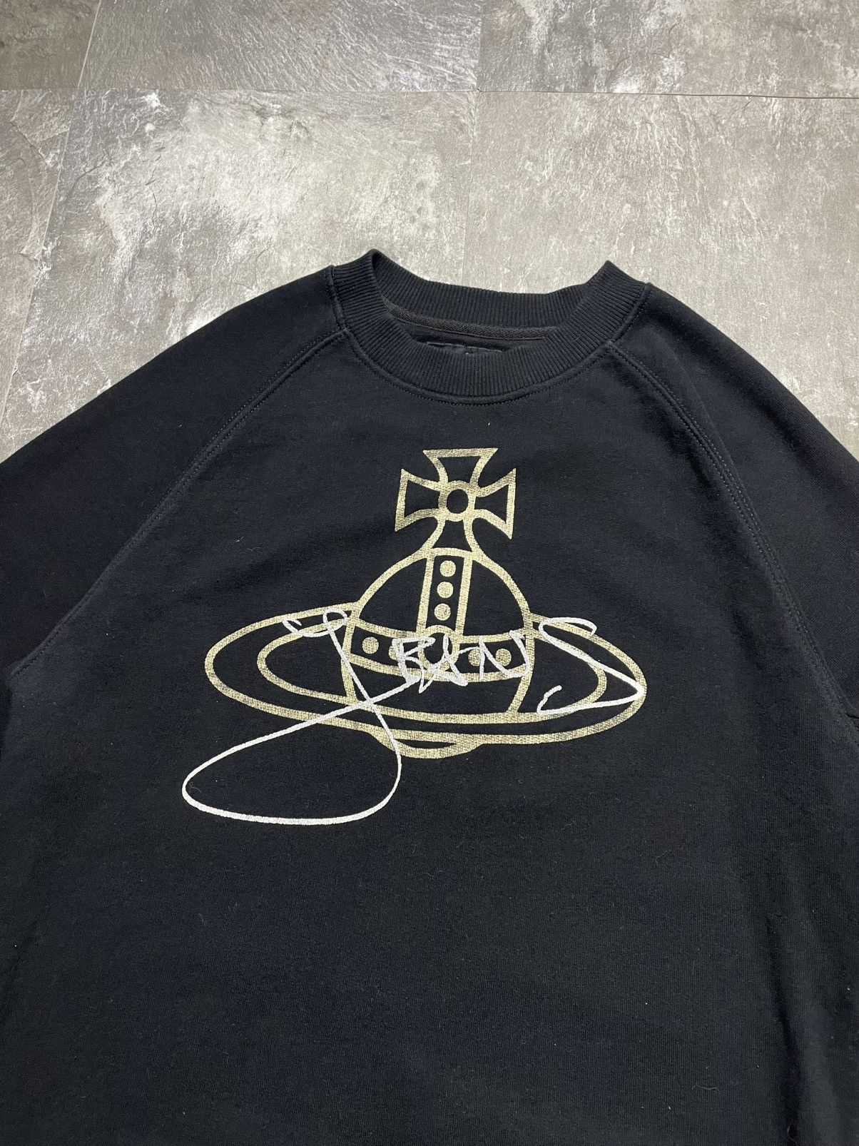 Vivienne Westwood Vintage Vivienne Westwood Orb Logo Sweatshirt Crewneck Y2k Size US S / EU 44-46 / 1 - 2 Thumbnail