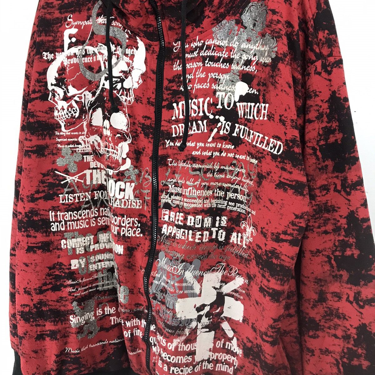 If Six Was Nine × Japanese Brand × Le Grande Bleu (L.G.B.) Japanese Timestep sparkling skull cross ifsix goabono style Size US XL / EU 56 / 4 - 4 Thumbnail
