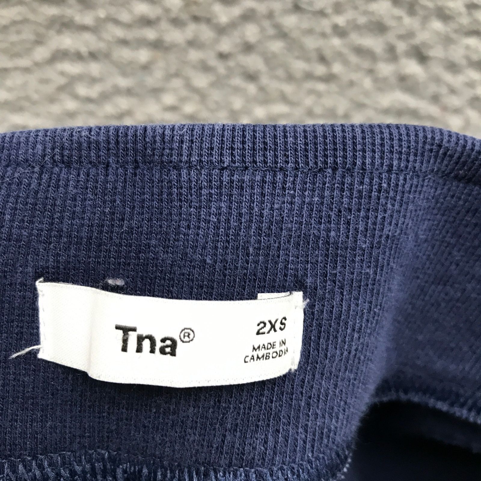 TNA TNA Aritzia Cozy Fleece Sweatpants Womens XXS Pocket Navy Size 26" / US 2 / IT 38 - 3 Thumbnail