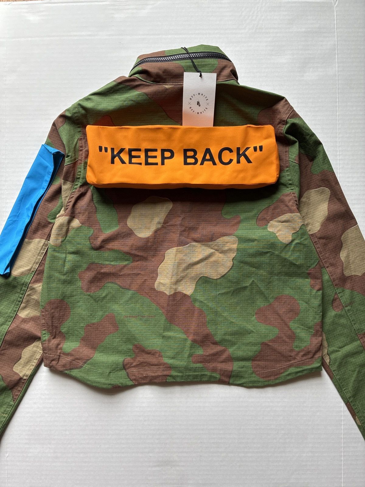 Nike × Off-White Nike x Off-White Women NRG Camo Jacket Sz M Size M / US 6-8 / IT 42-44 - 1 Thumbnail