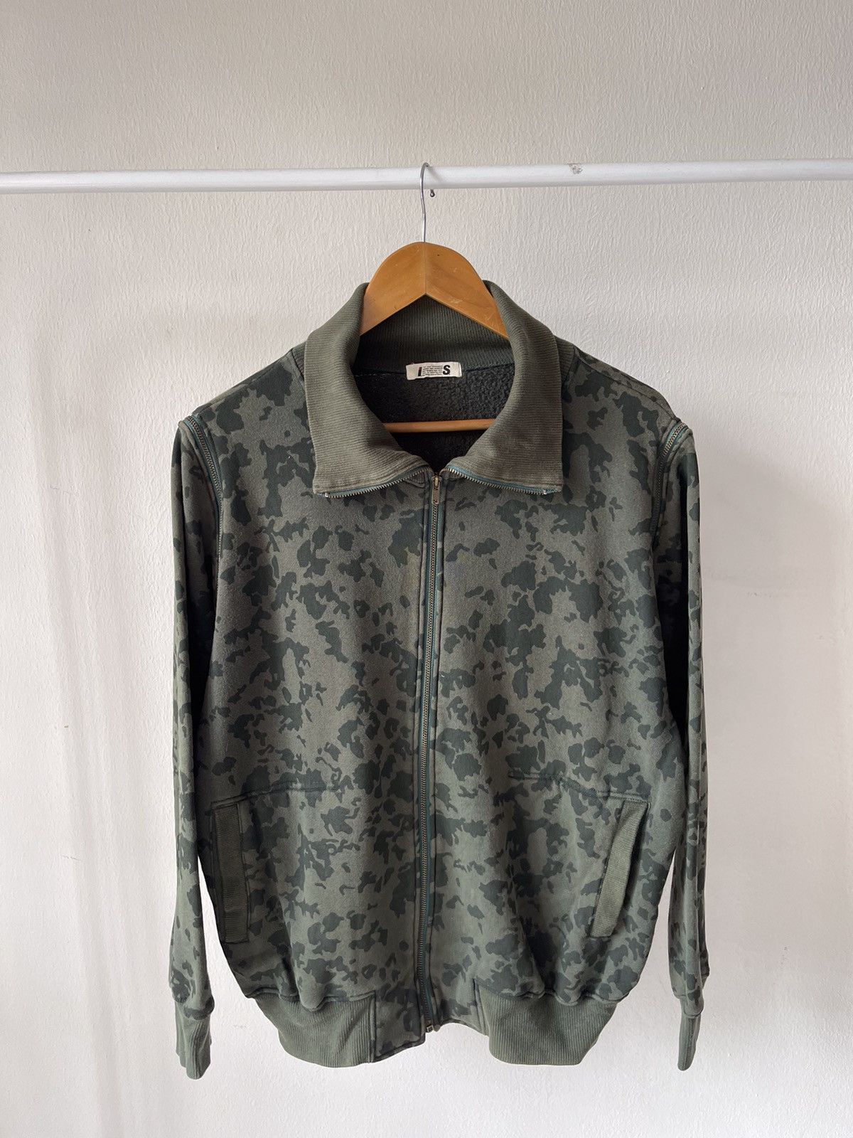 Issey Miyake × Tsumori Chisato 80s Issey Miyake Small Part Polo Sweatshirt Size US M / EU 48-50 / 2 - 4 Thumbnail