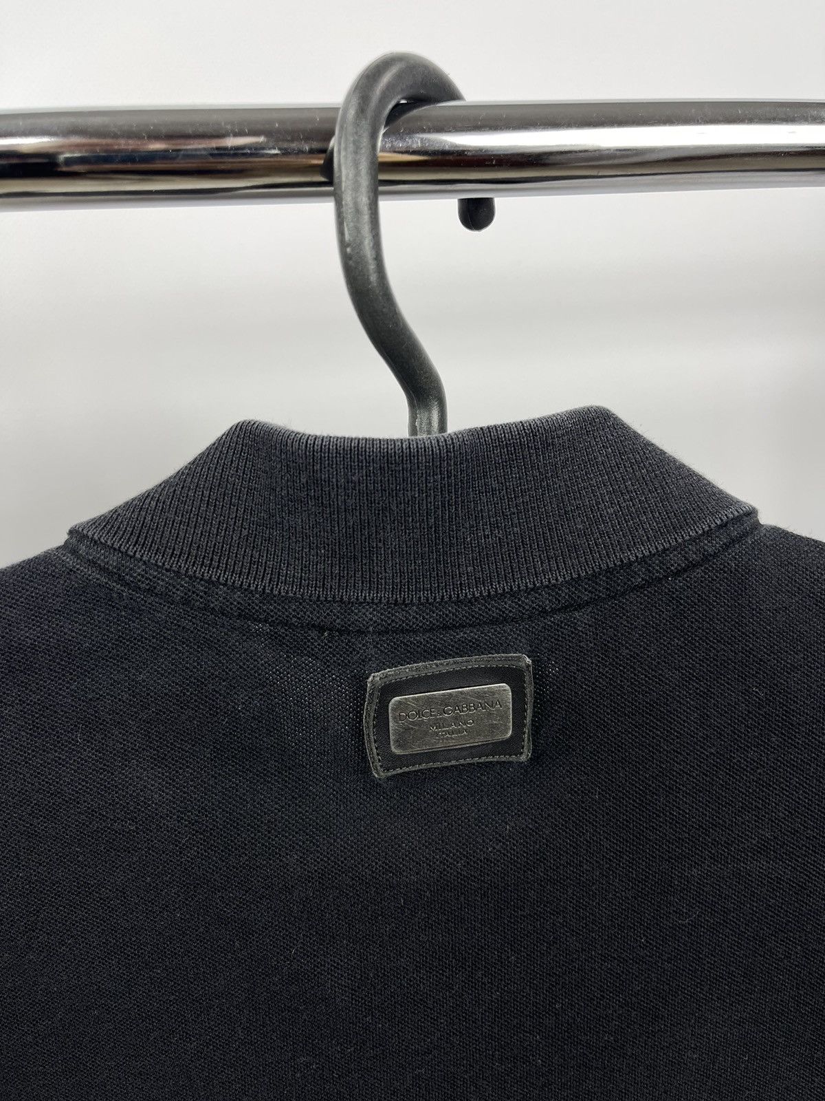 Dolce & Gabbana Dolce & Gabbana Milano Polo Size 46 Vintage Black Logo Size US S / EU 44-46 / 1 - 4 Thumbnail