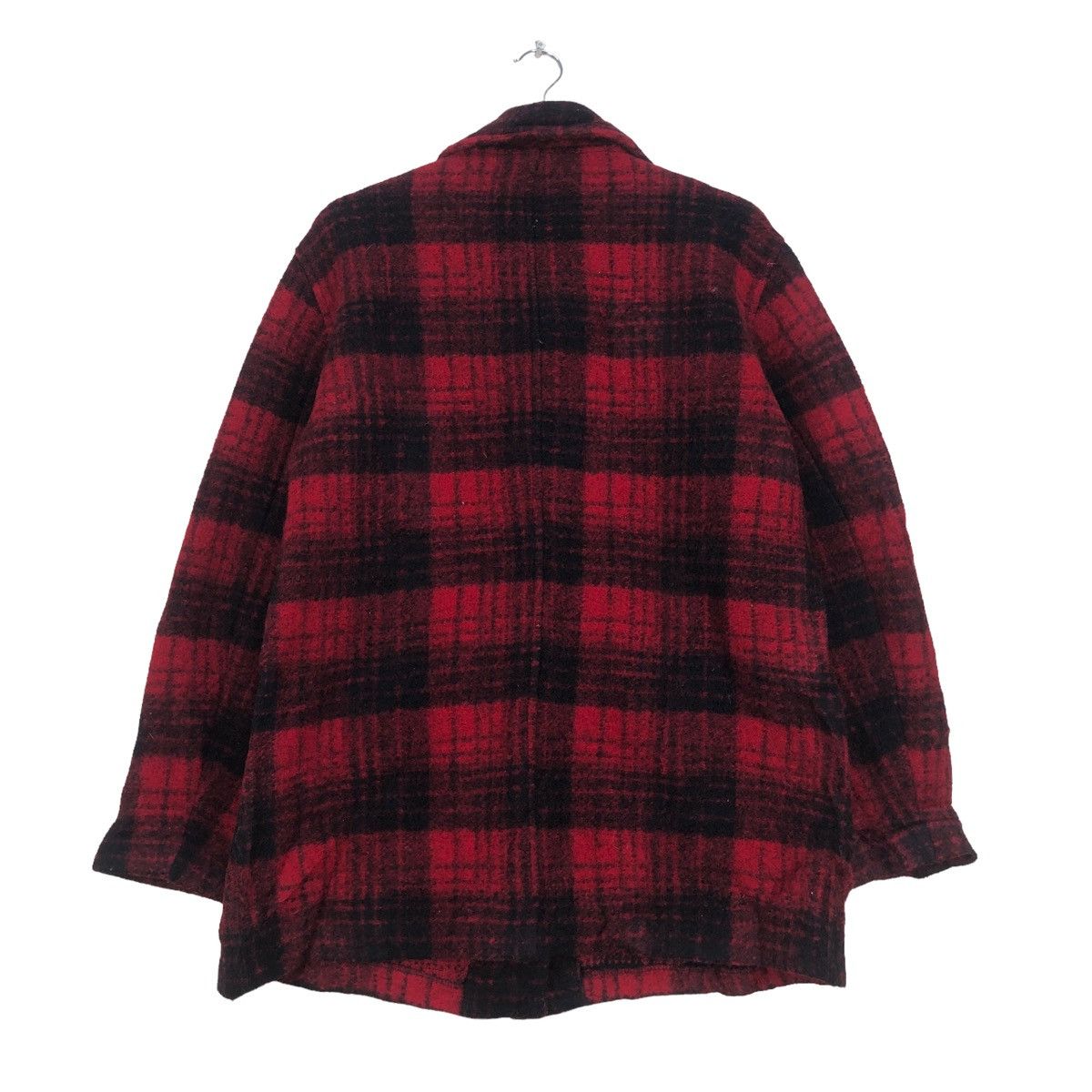 agnes b. 💥Vintage Agnes B Wool Tartan Jacket Duffle Styel Size L / US 10 / IT 46 - 2 Thumbnail