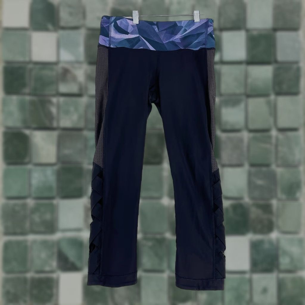 Lululemon Lululemon Var-City Cropped Leggings Womens Size 6 Black Athletic Yoga Pull On Size 27" / US 4 / IT 40 - 1 Thumbnail