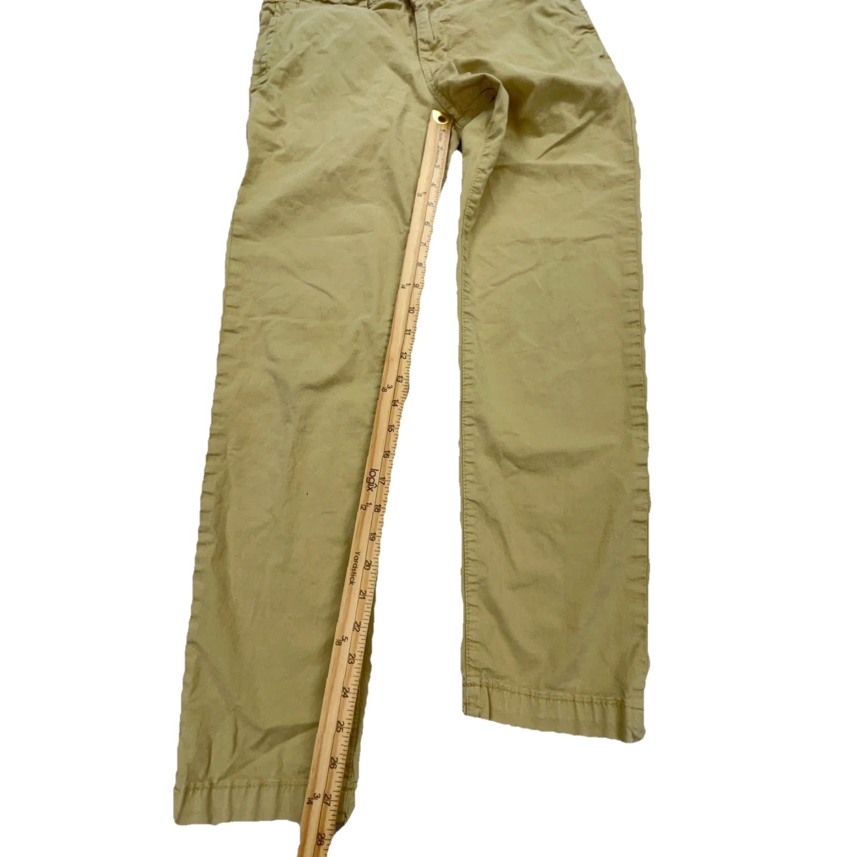 American Eagle Outfitters American Eagle Pants Men Slim Fit Chino 5-Pocket Beige Cotton Casual 28x30 Slant Logo Vintage? No. Size US 28 / EU 44 - 6 Thumbnail