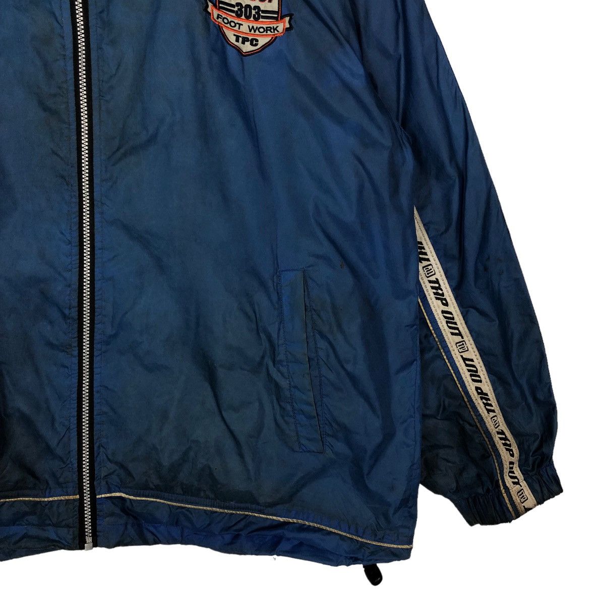 Hysteric Glamour 🔥Vintage Windbreaker Tap Out Striped Big Logo Spell Out Size US M / EU 48-50 / 2 - 4 Thumbnail