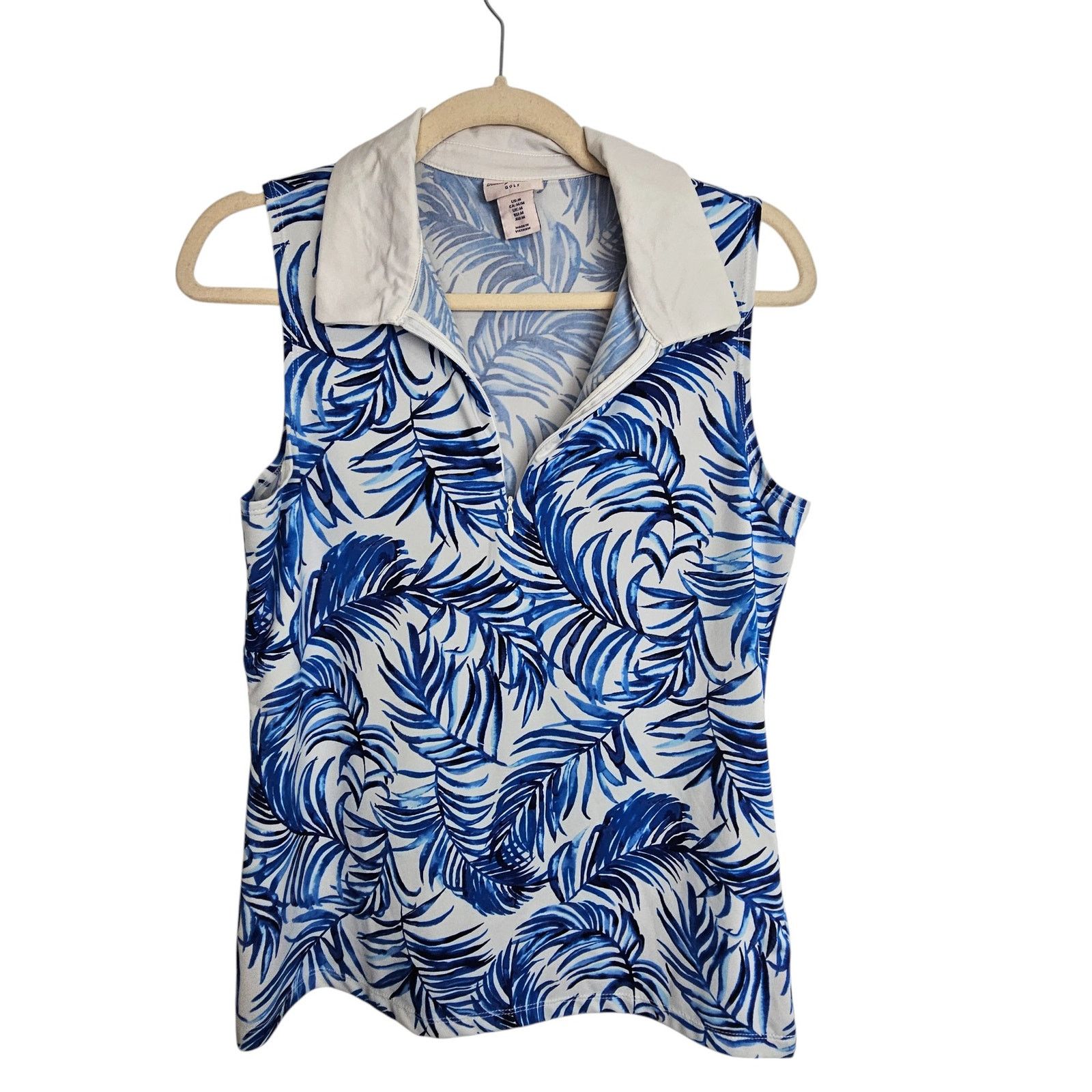 Tommy Bahama Tommy Bahama Womens Golf Polo Shirt Size M Hawaiian Tropical Size M / US 6-8 / IT 42-44 - 1 Thumbnail