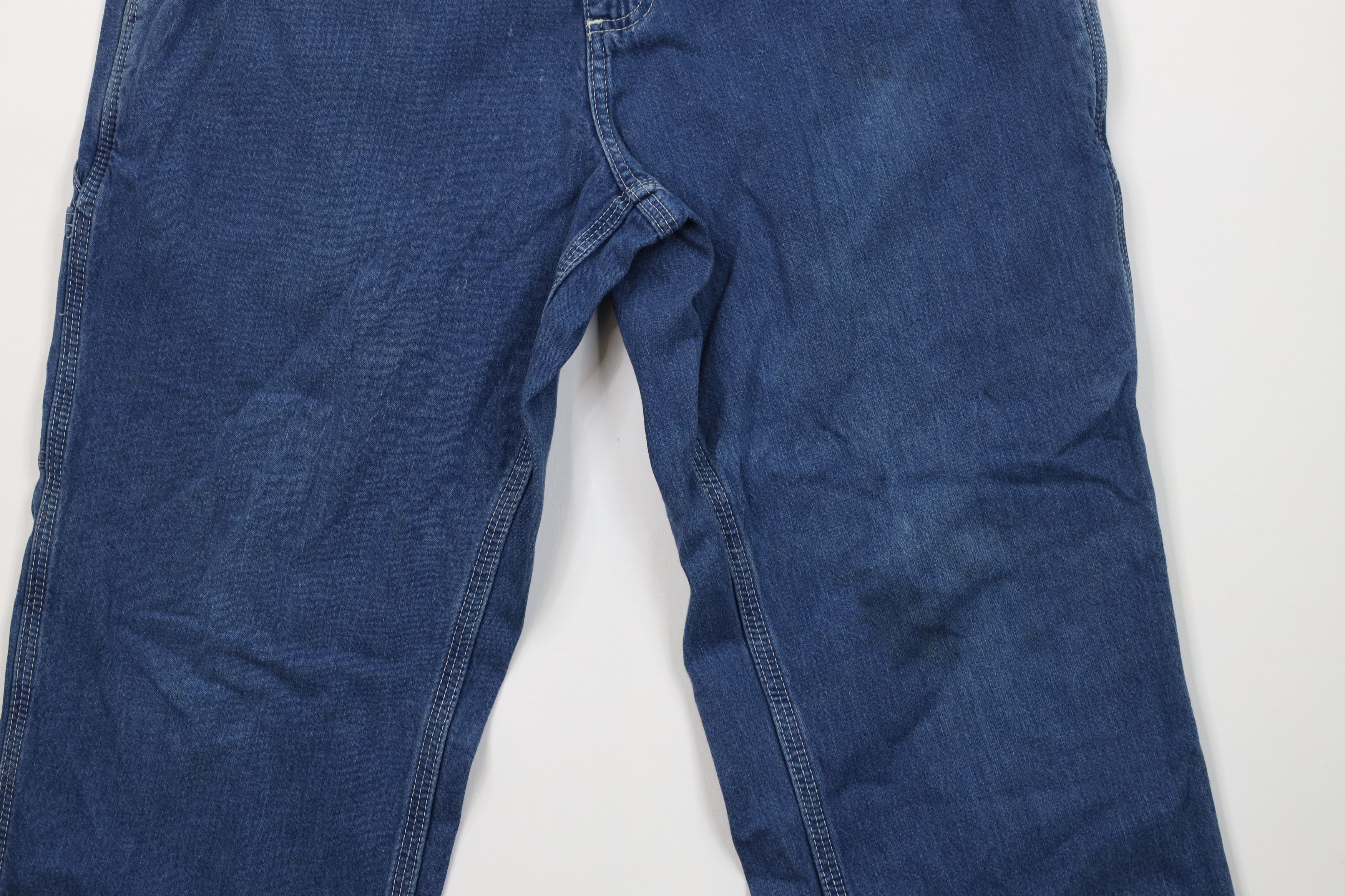 Carhartt Vintage Y2K Carhartt Workwear Wide Leg Dungaree Denim Jeans Size US 34 / EU 50 - 3 Thumbnail