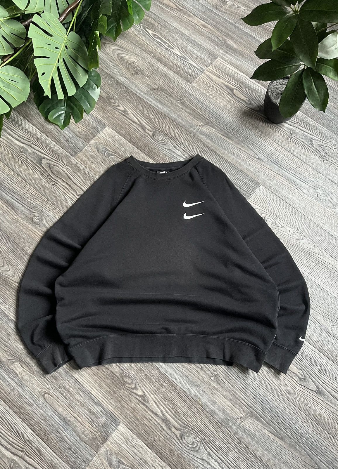 Nike NIKE Y2K DOUBLE SWOOSH BAGGY SWEATSHIRT Size US XXL / EU 58 / 5 - 2 Thumbnail