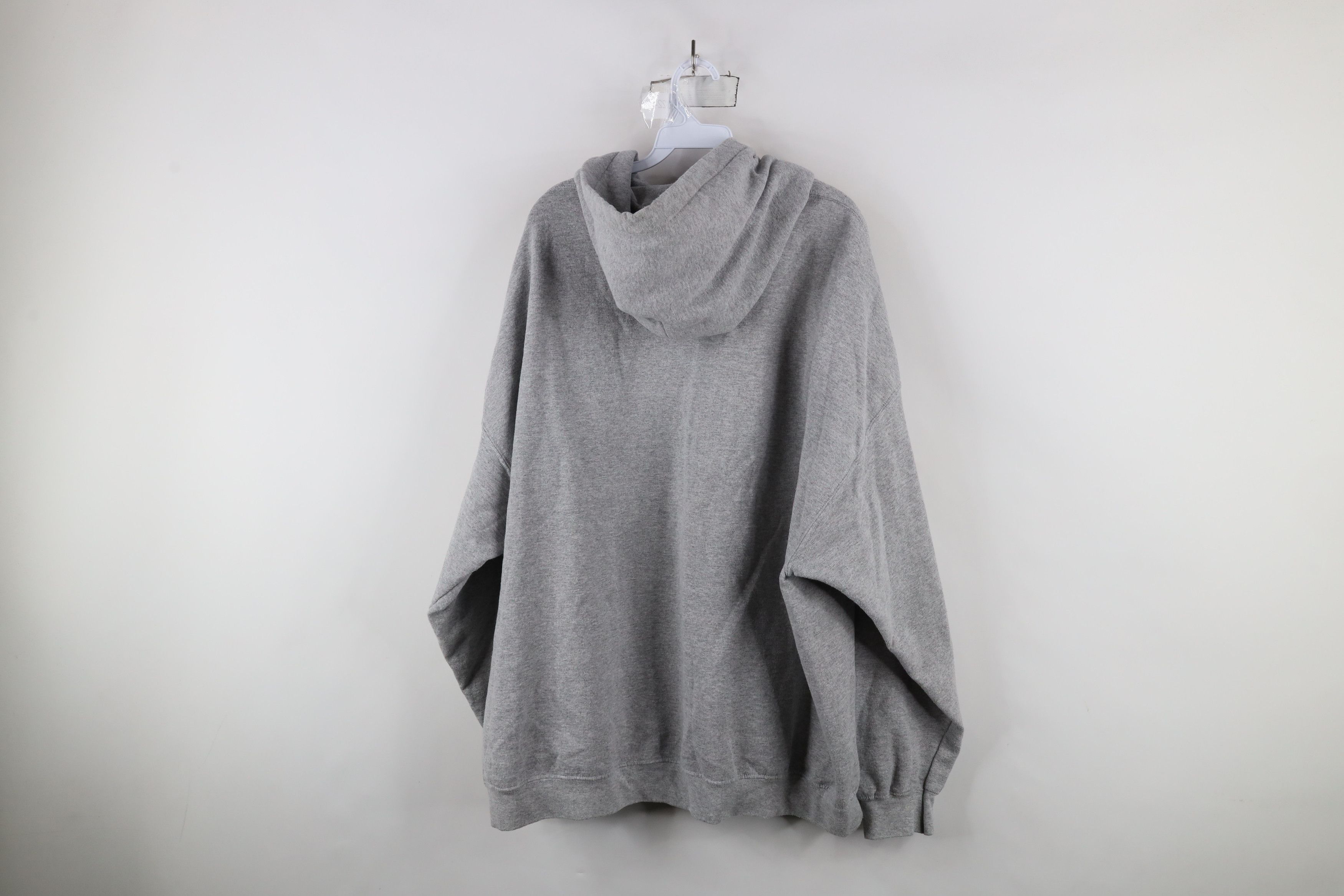 Vintage Vintage 90s Streetwear Blank Hoodie Sweatshirt Heather Gray Size US XXL / EU 58 / 5 - 9 Thumbnail