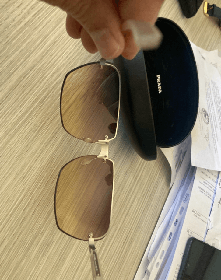 Prada PRADA Sunglasses SPR 75A Wrap Shield Mask Symbole Sport Size ONE SIZE - 5 Thumbnail