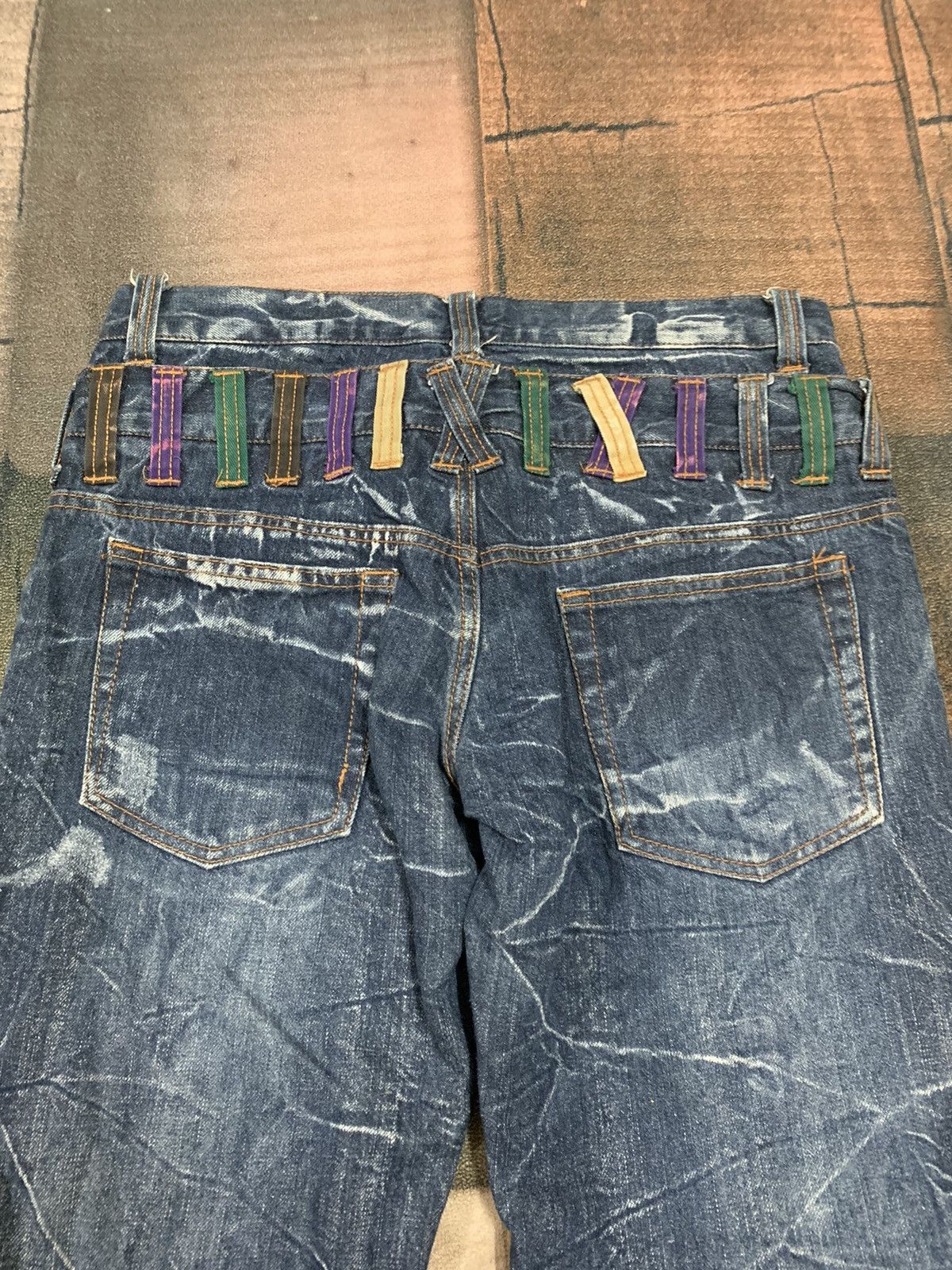 Hysteric Glamour RARE DOUBLE WAIST NYLAUS JEANS PUNK GOTH OPIUM SEDITIONARIES Size US 32 / EU 48 - 10 Thumbnail
