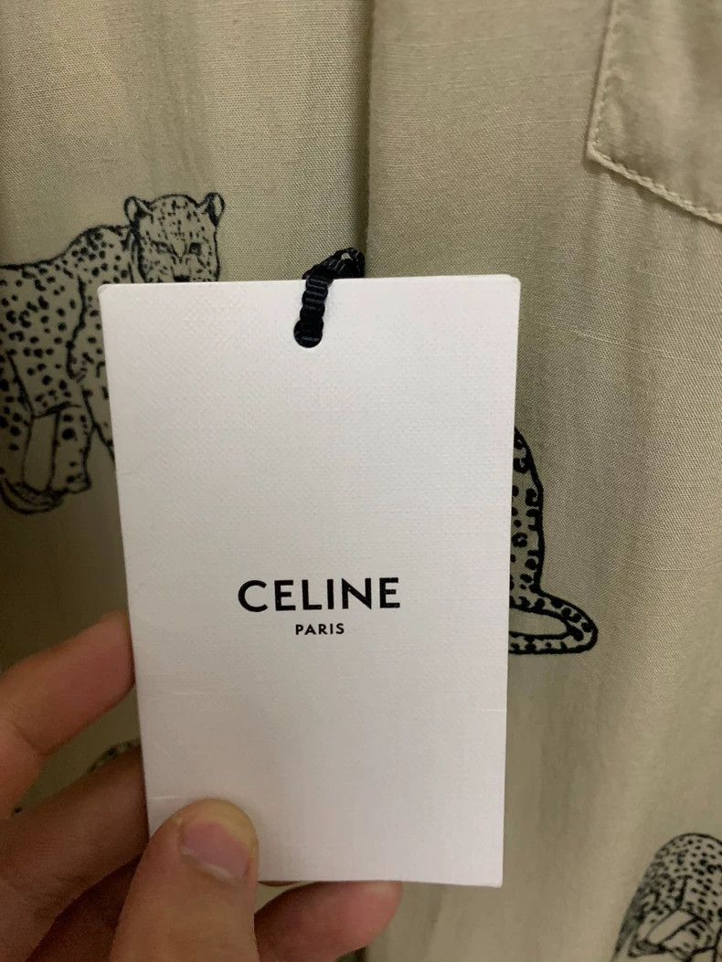 Celine Celine size 40 22ss Show Tiger Leopard Short Sleeve Shirt 2 Size US M / EU 48-50 / 2 - 6 Thumbnail