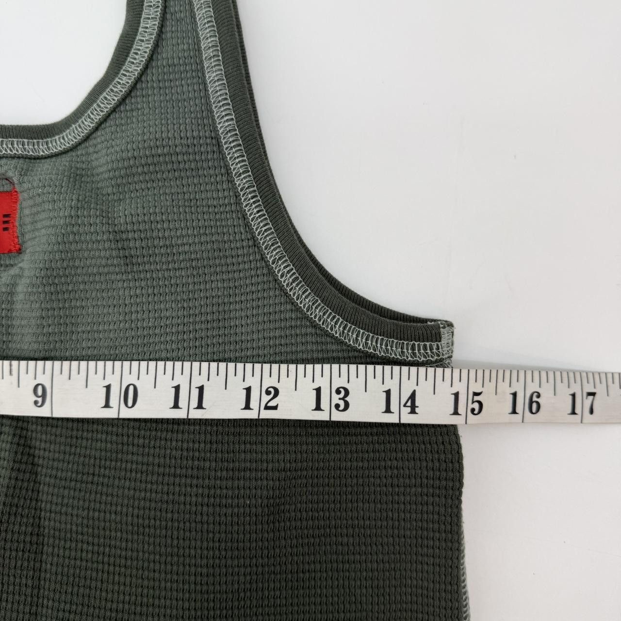 CHNGE CHNGE green waffle knit tank top L Size L / US 10 / IT 46 - 4 Thumbnail