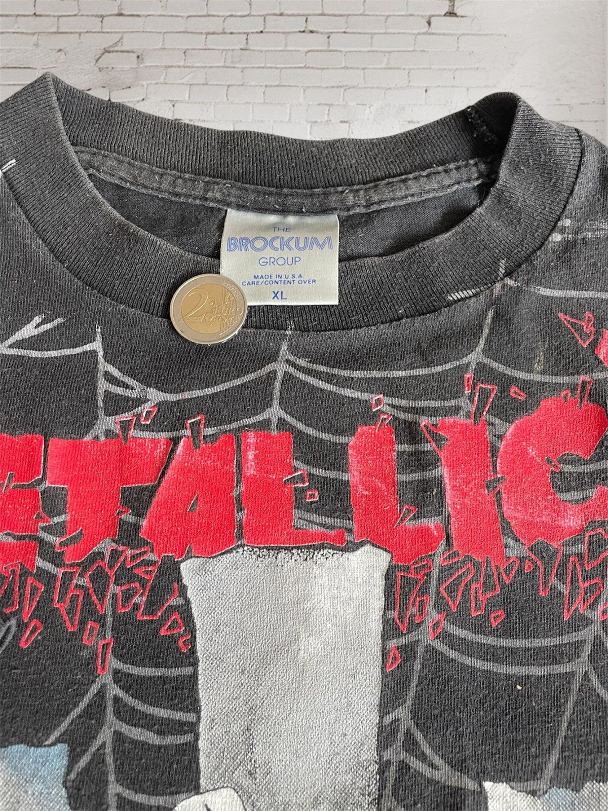 Brockum Vintage Metallica Ringmaster 1992 T-Shirt, Brockum Tag 2 Size US XL / EU 56 / 4 - 10 Thumbnail