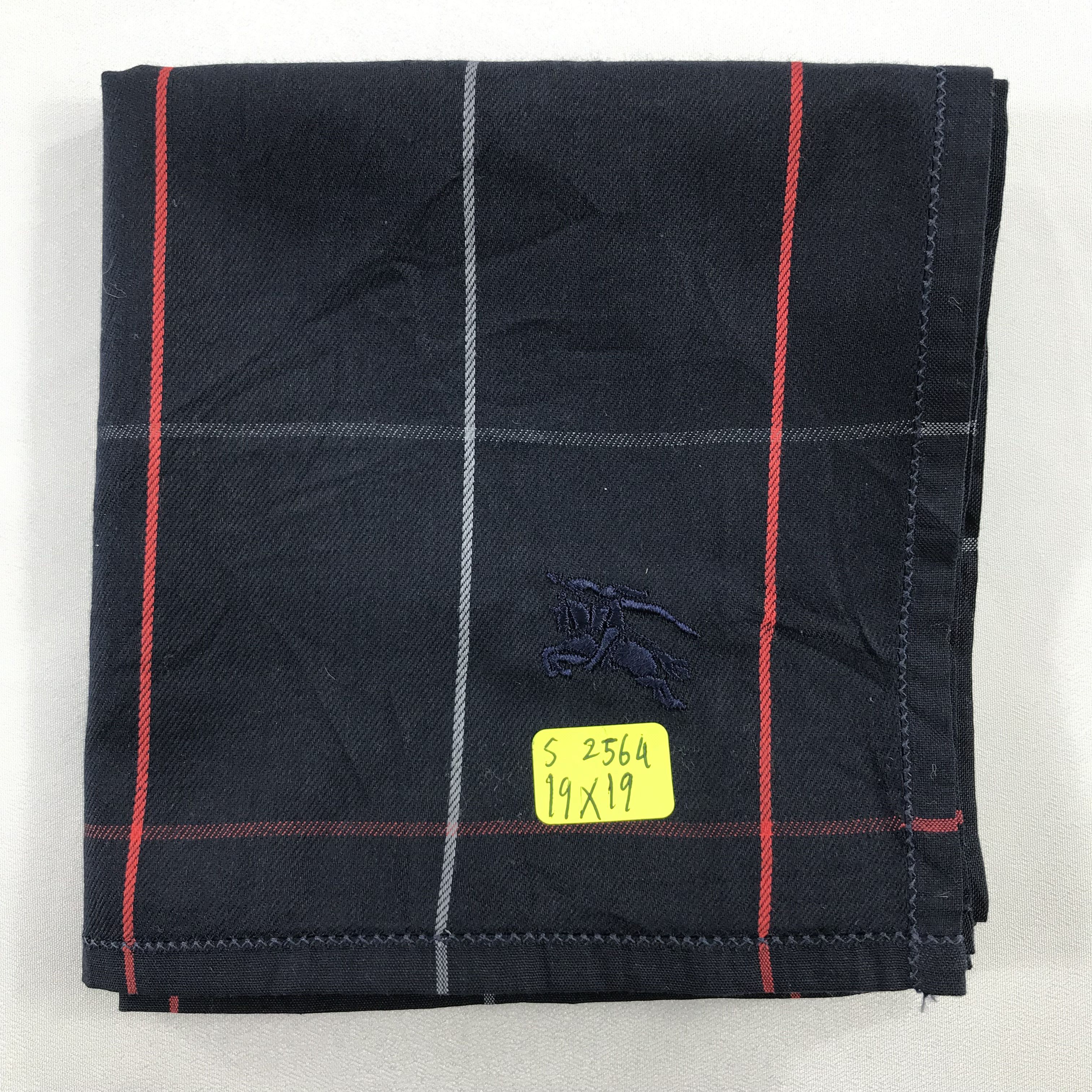 Burberry × Vintage Burberry Bandana / Handkerchief / Neckerchief - S2564 Size ONE SIZE - 6 Thumbnail