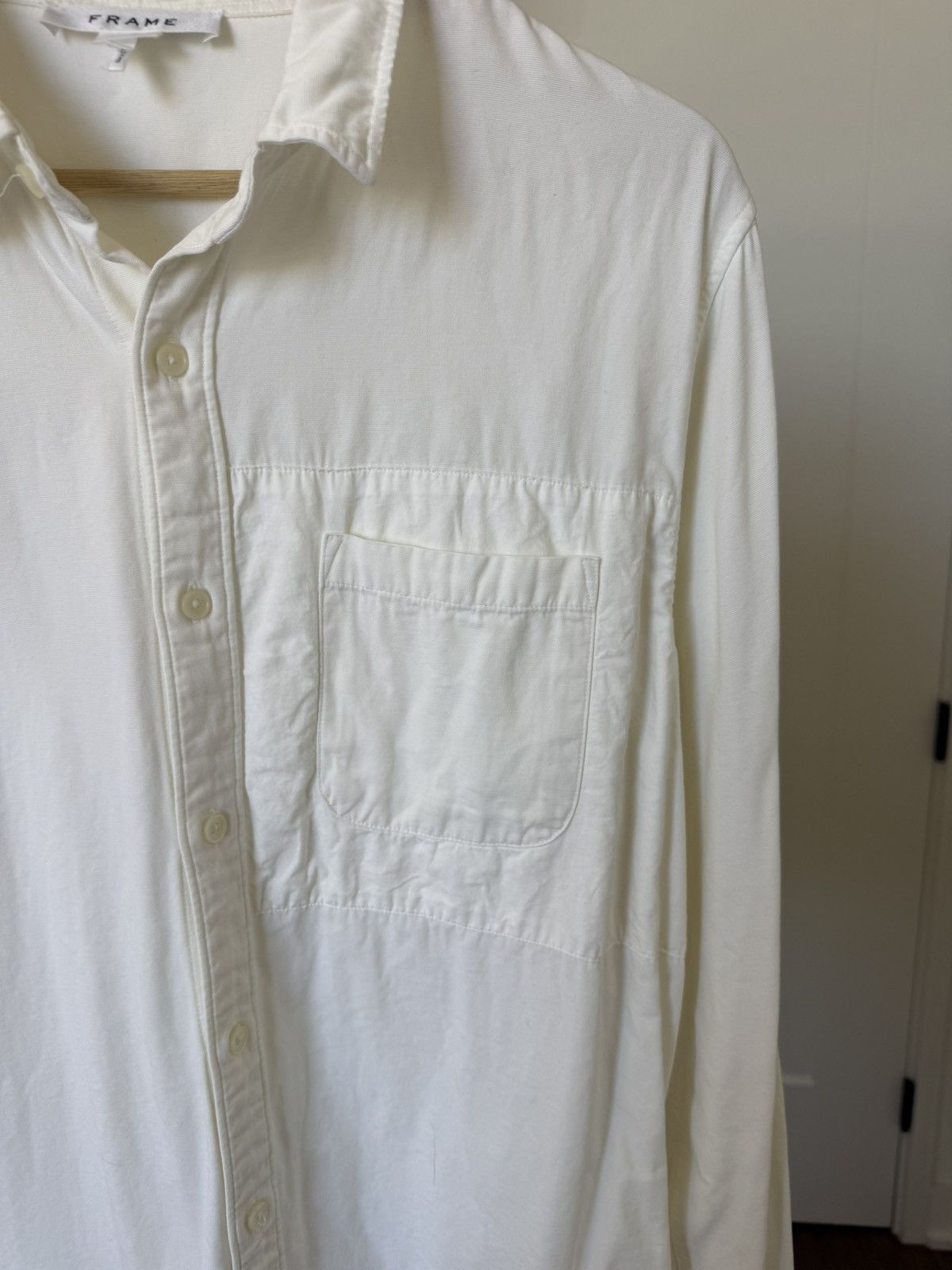 Frame FRAME Men’s Tonal Blocking Classic-Fit Sport Shirt Size US M / EU 48-50 / 2 - 3 Thumbnail