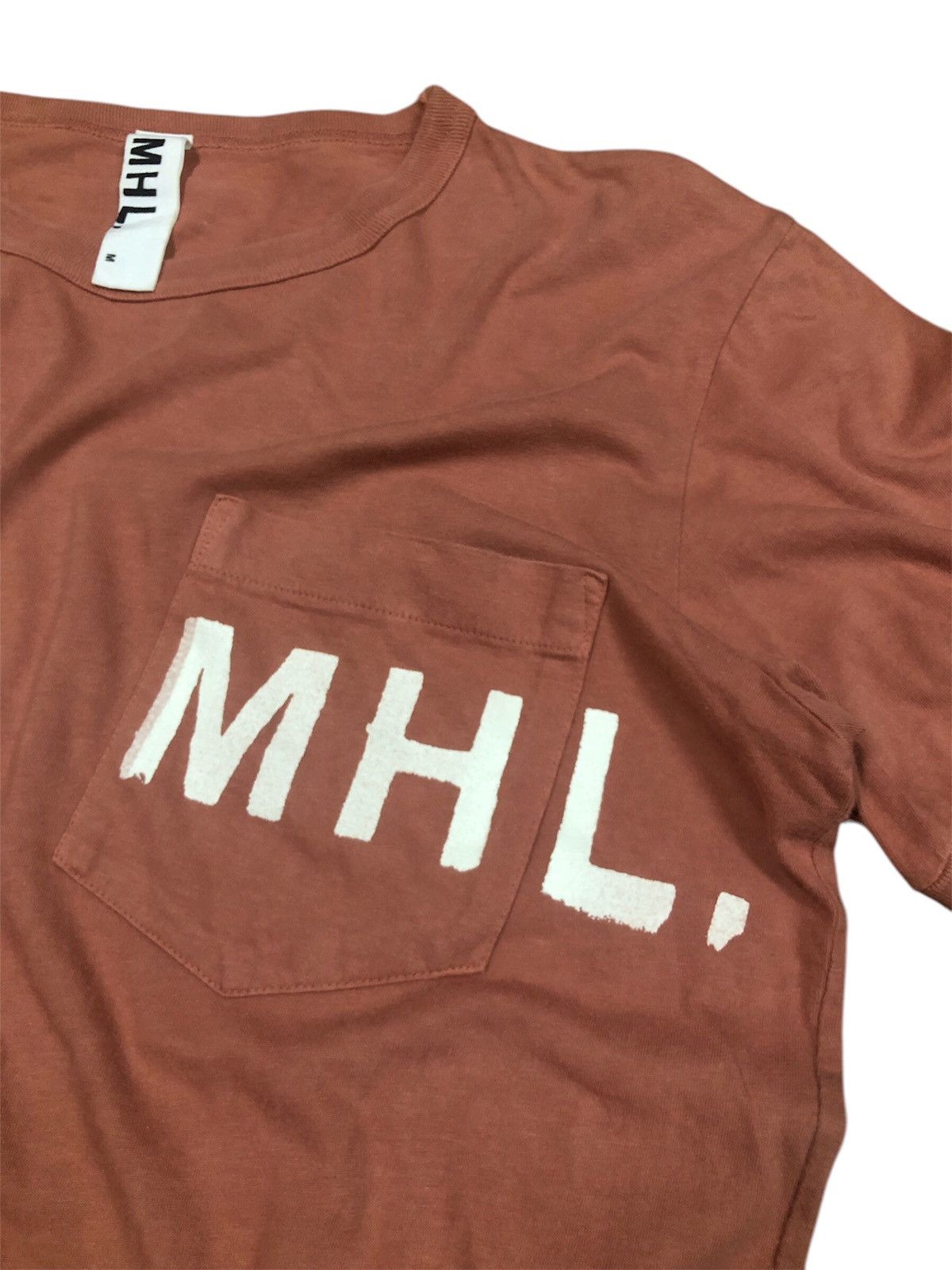Designer × Margaret Howell × Vintage Vintage Margaret Howell MHL Pocket Tee Shirt Size US M / EU 48-50 / 2 - 1 Thumbnail