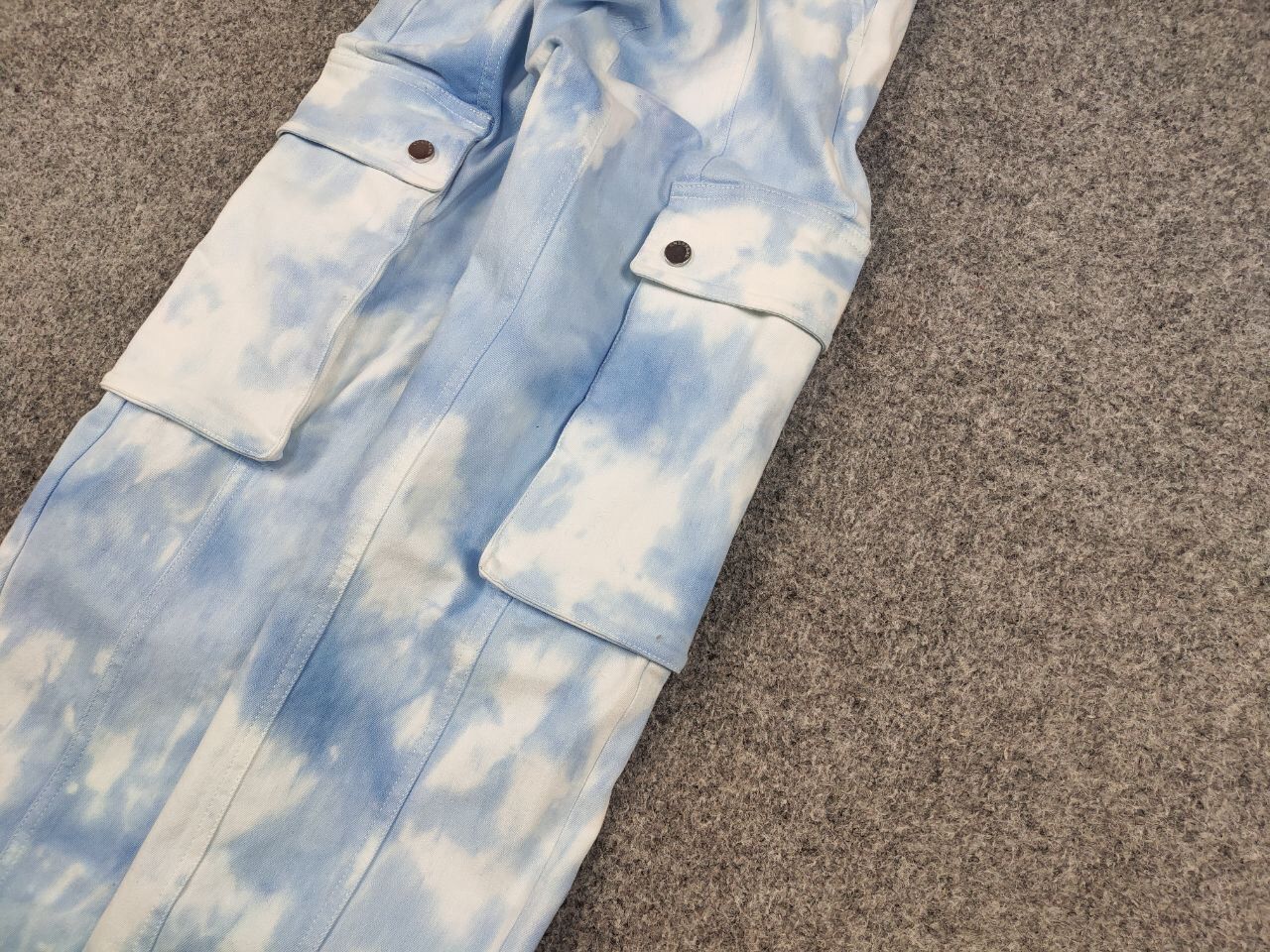 CHENPENG Chen Peng Japan Design Roman Column Trouser Blue Cargo Pants Size US 32 / EU 48 - 6 Thumbnail