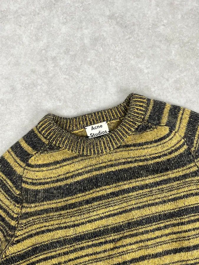 Acne Studios AW2016 Acne Studios Yellow Striped Sweater Size US M / EU 48-50 / 2 - 4 Thumbnail