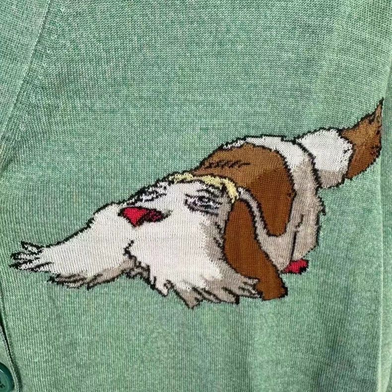 Loewe loewe Sweater with small dog logo on the back 2506-Nextarro Size US S / EU 44-46 / 1 - 4 Thumbnail
