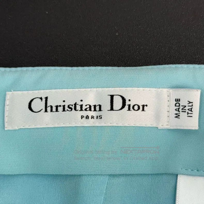 Dior Dior Lake blue mulberry silk short skirt Size 24" / US 00 / IT 34 - 5 Thumbnail