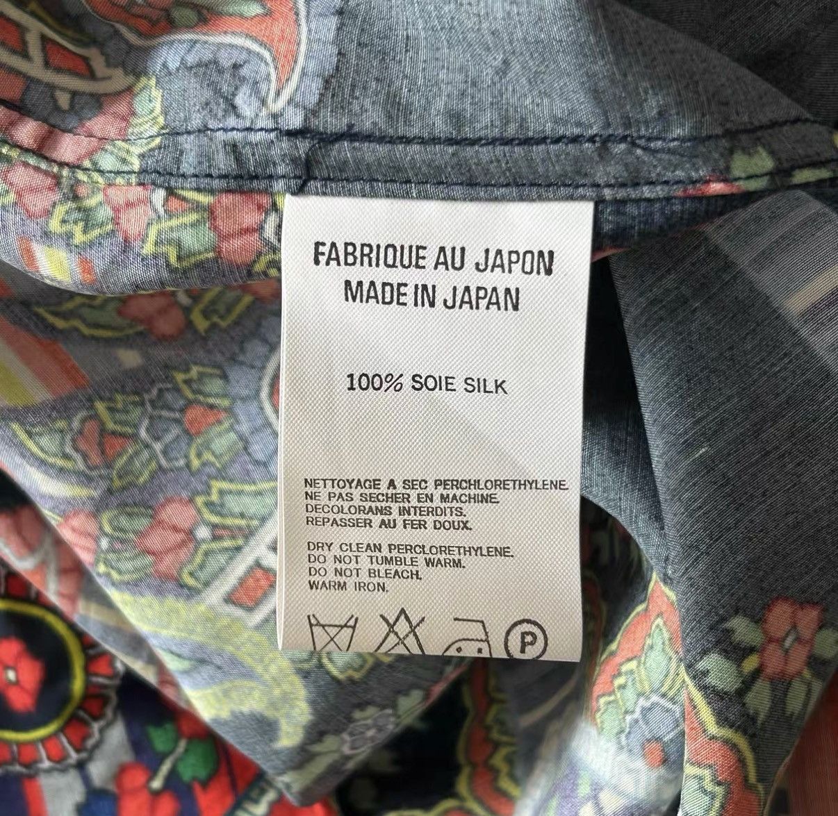Yohji Yamamoto Yohji Yamamoto 04SS Paisley All-Over Print Silk Shirt K4 Size US L / EU 52-54 / 3 - 7 Thumbnail