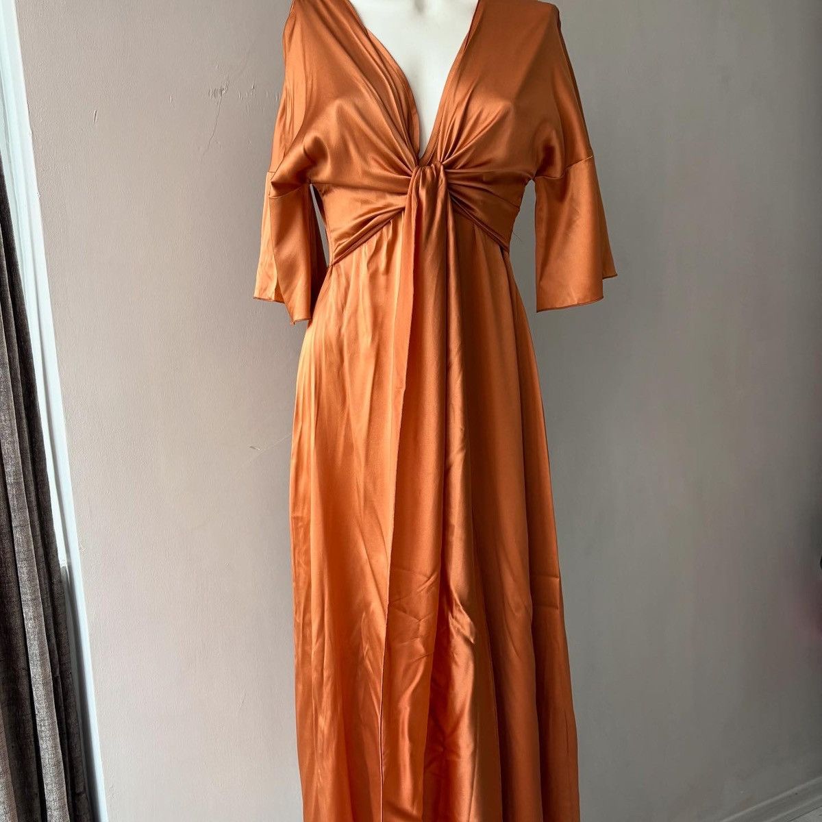 Vintage Italian mr.mrs.shirt silk dress Size M / US 6-8 / IT 42-44 - 7 Thumbnail
