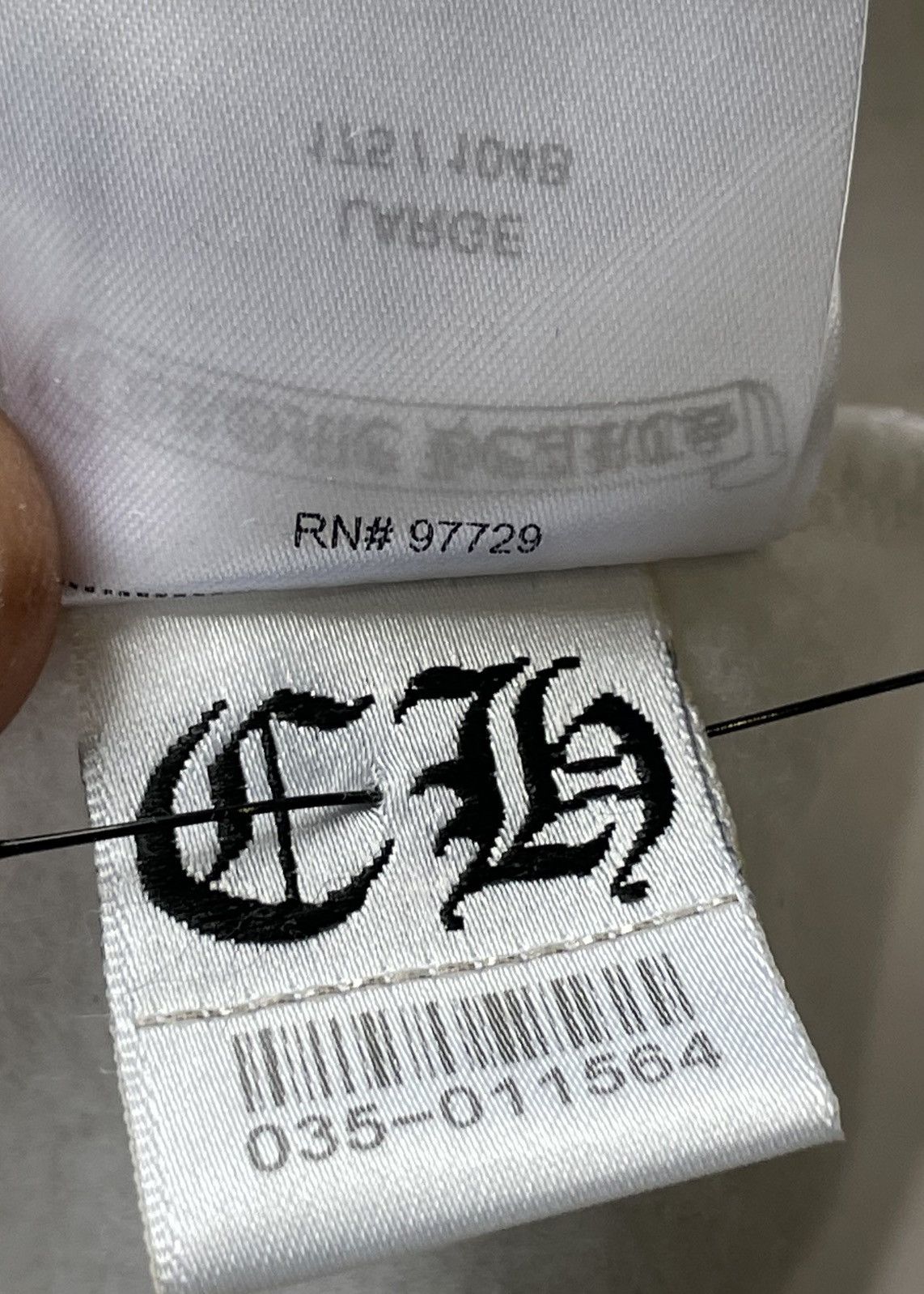 Chrome Hearts Chrome Hearts Vertical Script Graphic Print Hoodie Size US L / EU 52-54 / 3 - 9 Thumbnail