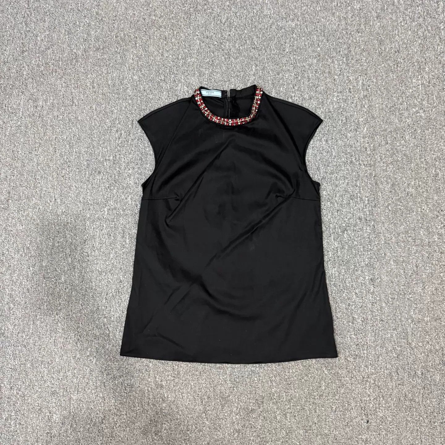 Prada Prada women's sleeveless black dress 38 99 new Size XS / US 0-2 / IT 36-38 - 1 Thumbnail