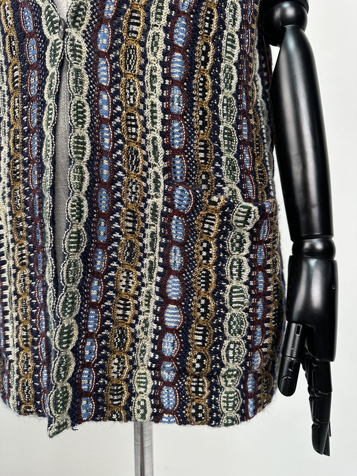 Missoni MISSONI Long Knit Vest Cardigan Sleeveless Wool Mohair Sz 42 Size M / US 6-8 / IT 42-44 - 7 Thumbnail