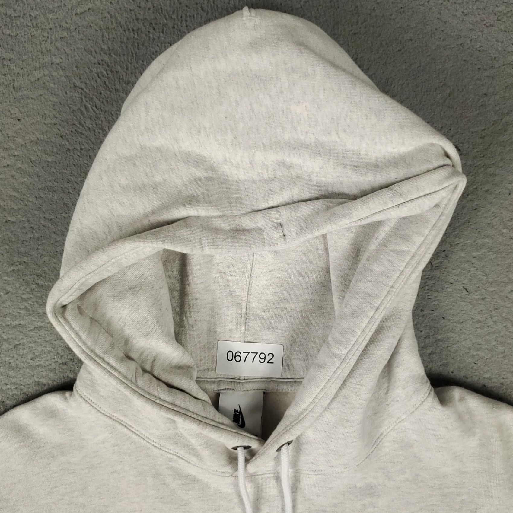 Nike Nike Hoodie Mens M gray Pullover Sweatshirt Swoosh Logo Long Sleeve Mock Neck Foldable Drawstring Winter All Seasons Regular Fit Size US M / EU 48-50 / 2 - 2 Thumbnail