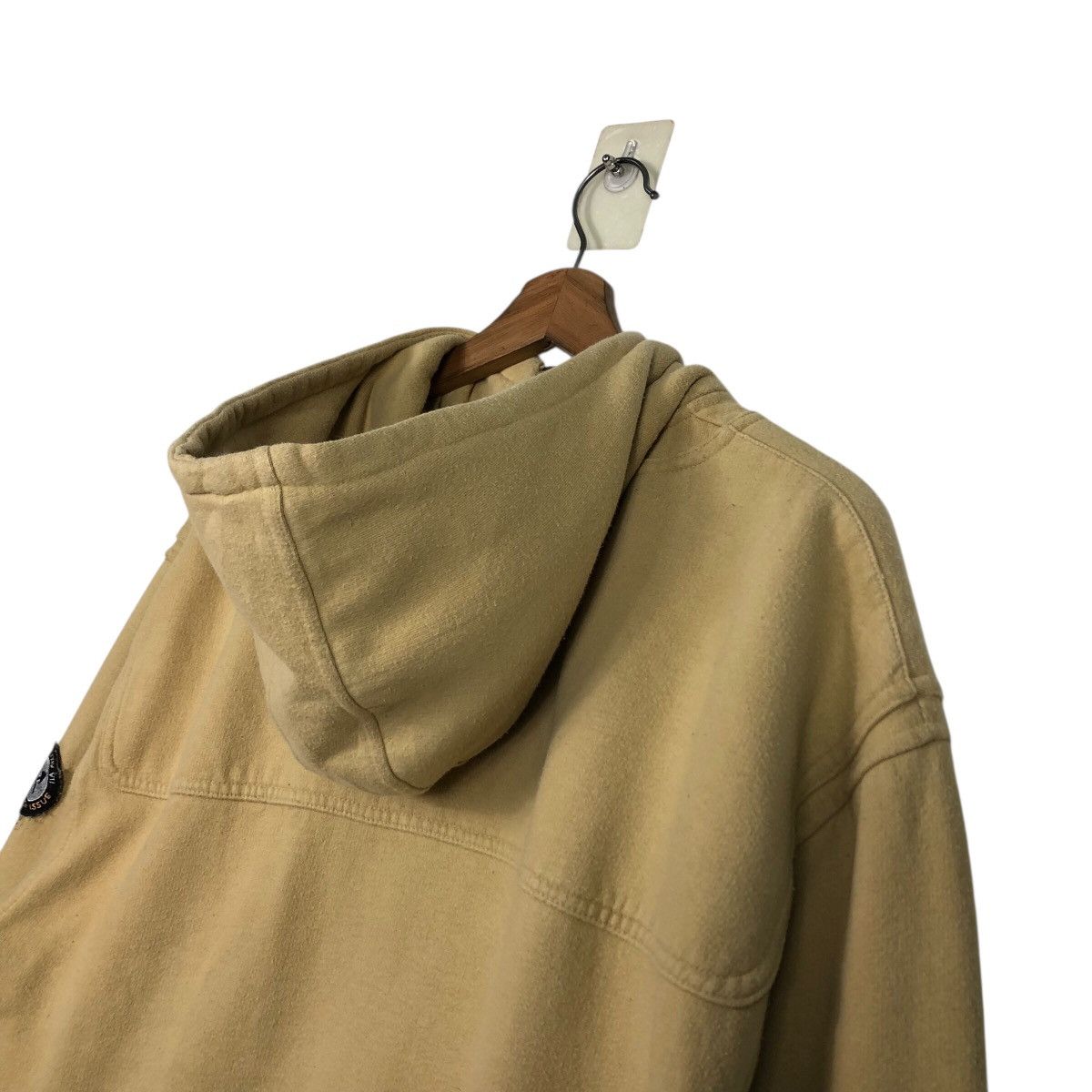 Japanese Brand EXSTO Polar Fleece Half-Zip Hooded Pullover Size US M / EU 48-50 / 2 - 11 Thumbnail