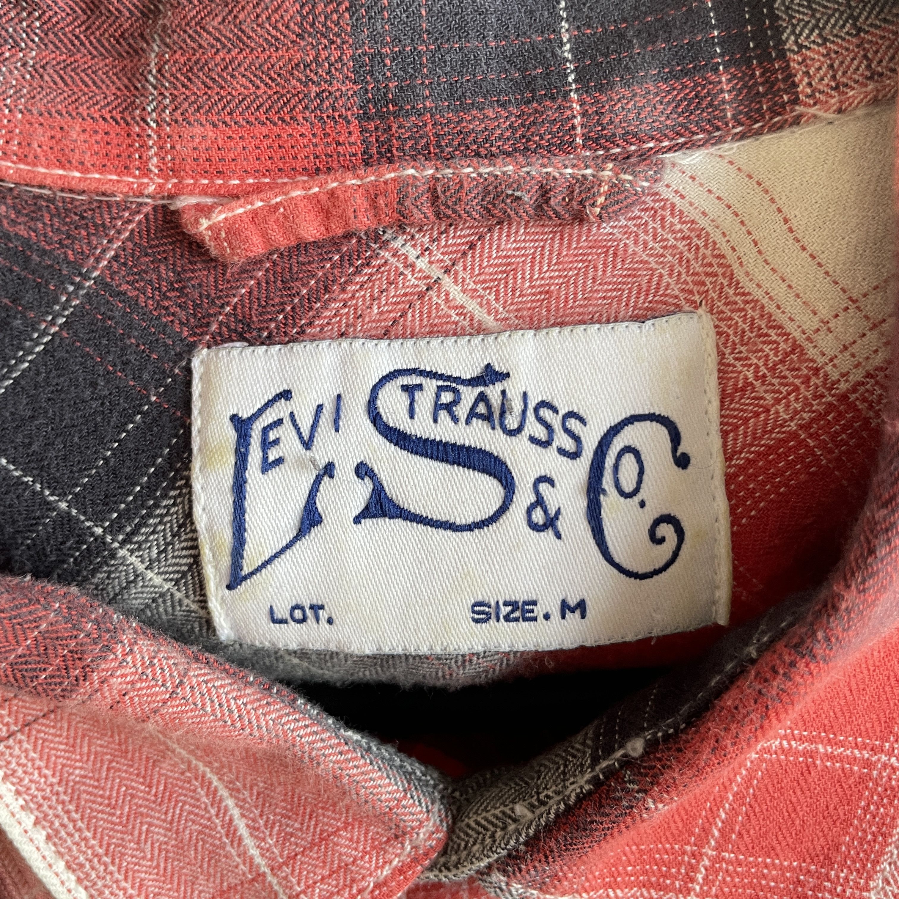 Levi's Levi's Vintage Checkered Snap Button Western Shirt Size M Size US M / EU 48-50 / 2 - 6 Thumbnail