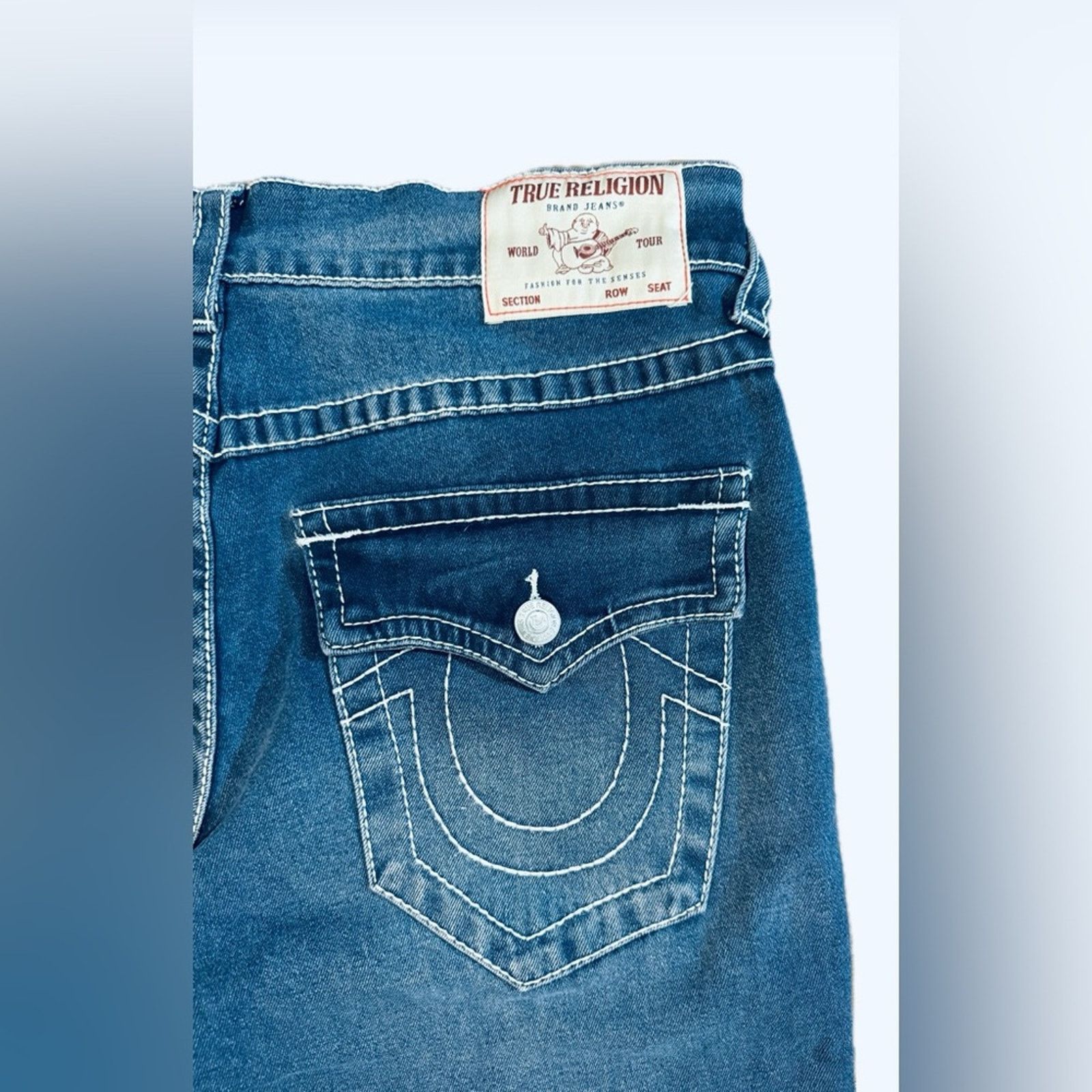 True Religion TRUE RELIGION GENO JEANS Size US 34 / EU 50 - 4 Thumbnail