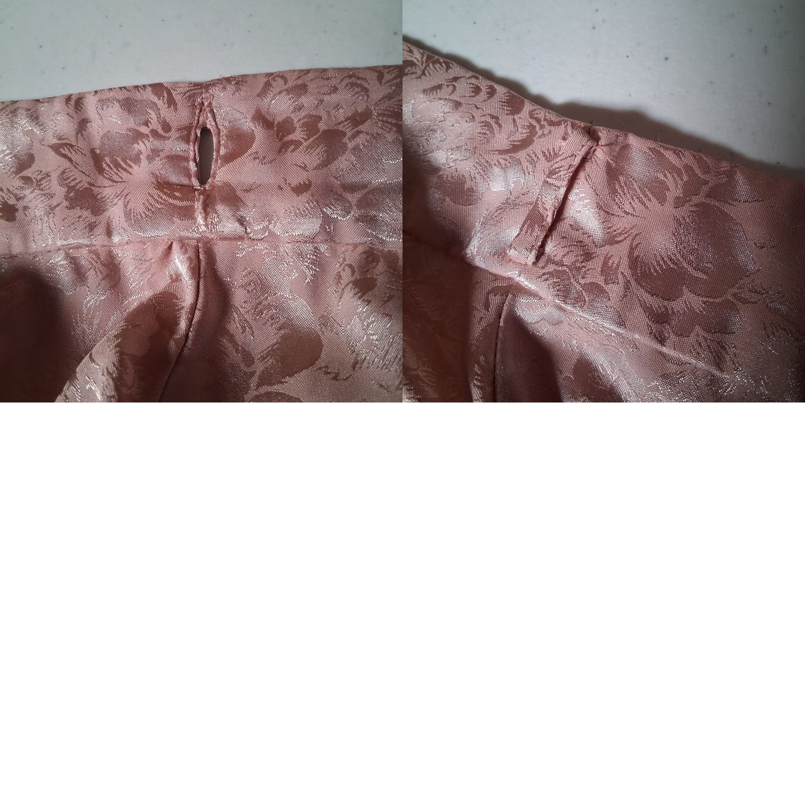 Vintage VINTAGE Flounce London Skirt Wrap Long Satin Pink Peony 18 Women's Boho Cottagecore Floral Tie Adjustable Waist Size 40" / US 18 - 11 Thumbnail