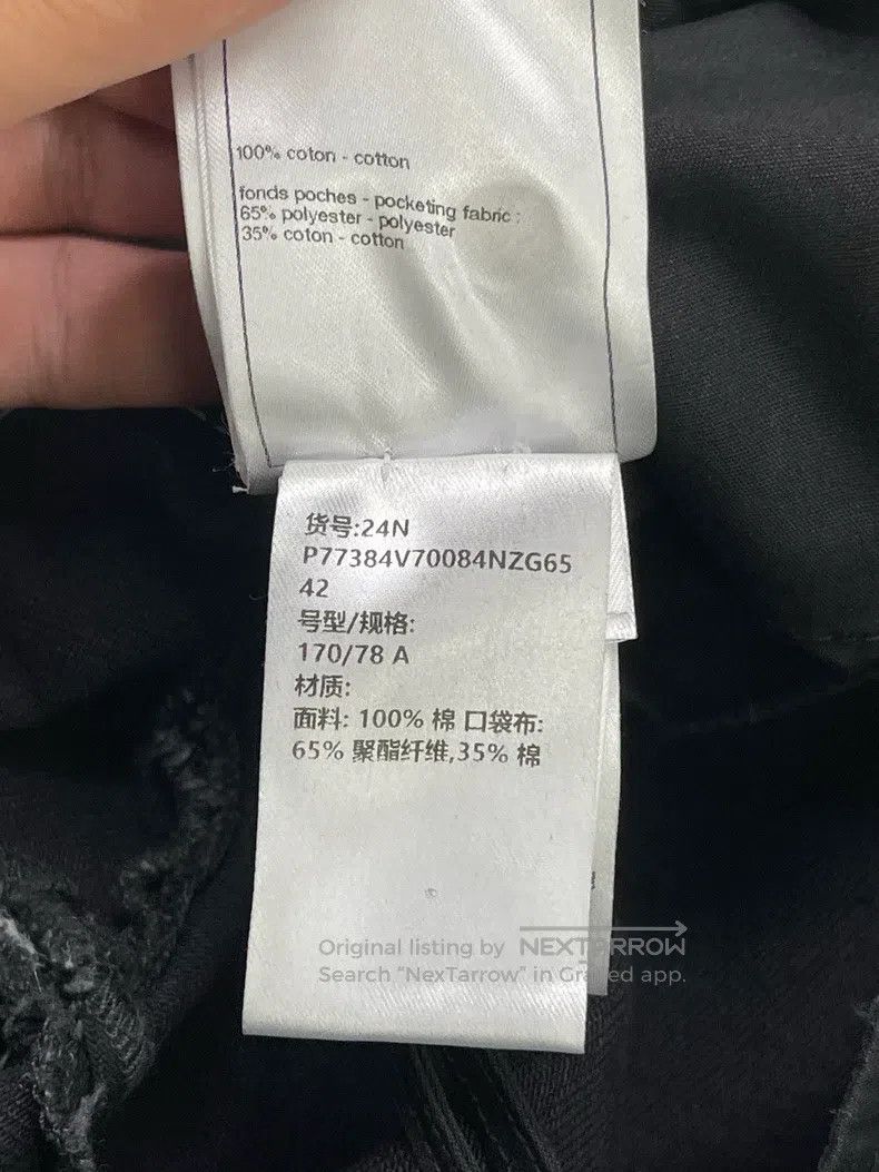 Chanel Chanel 24N black white-bordered jeans Size 28" / US 6 / IT 42 - 6 Thumbnail