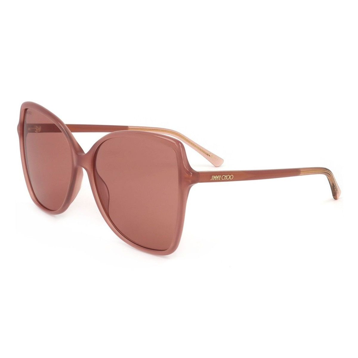 Jimmy Choo nude sunglasses burgundy crystals
