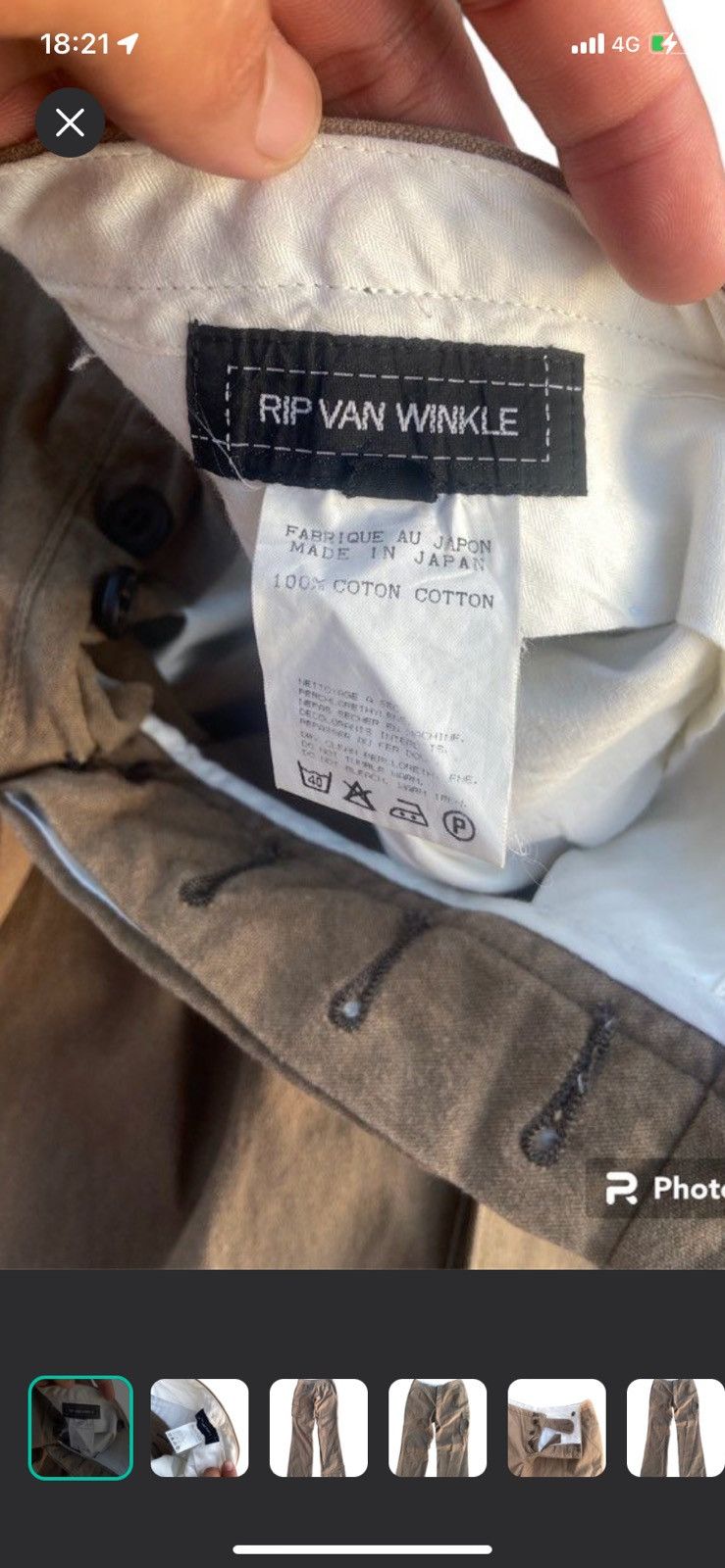 RIPVANWINKLE RIPVAN WINKLE FLARE Size 28" / US 6 / IT 42 - 1 Thumbnail