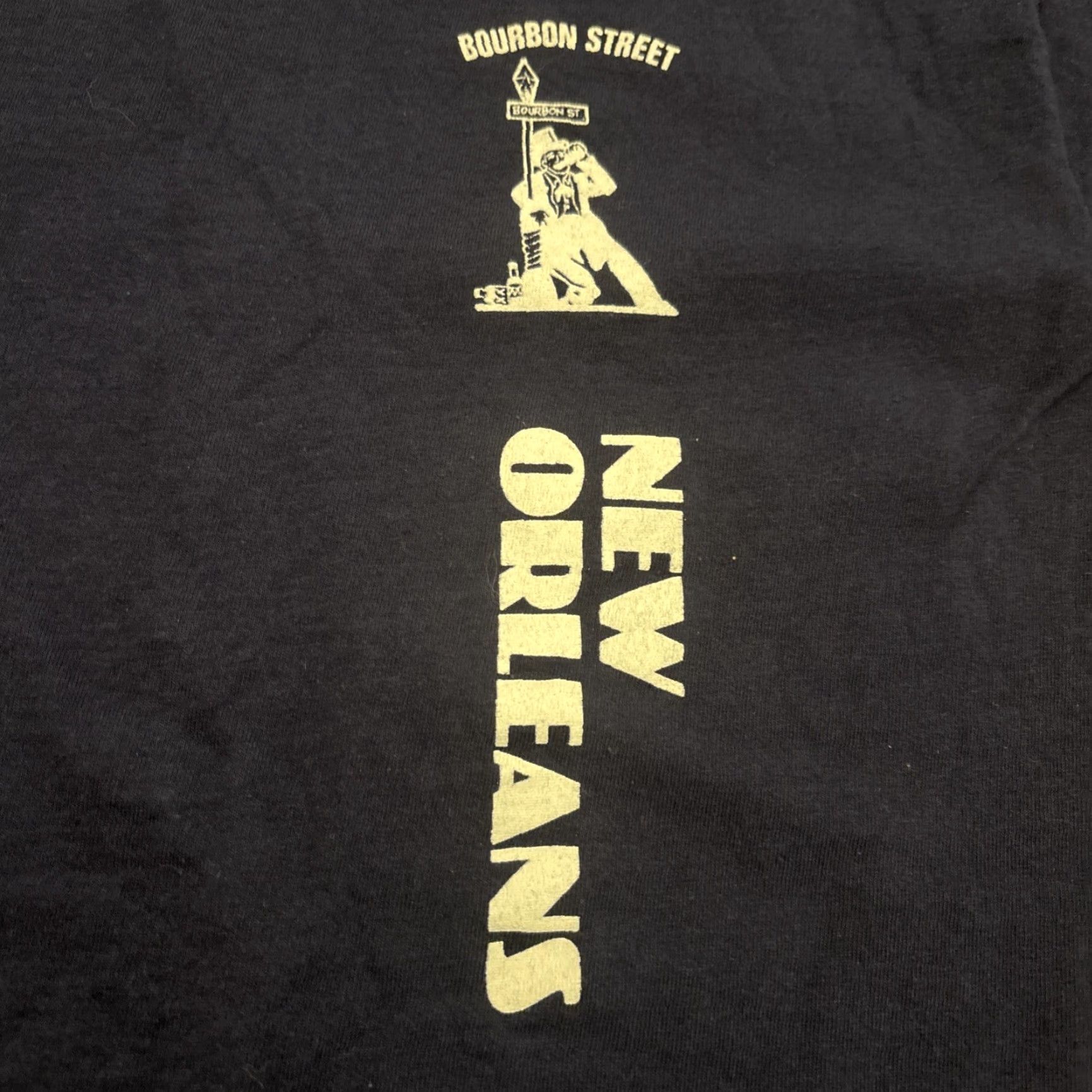 Vintage VINTAGE New Orleans Bourbon Street Single Stitch T Shirt Size M Blue Mens T-Shirt Mardi Gras Stitch Bloopers Size US M / EU 48-50 / 2 - 2 Thumbnail