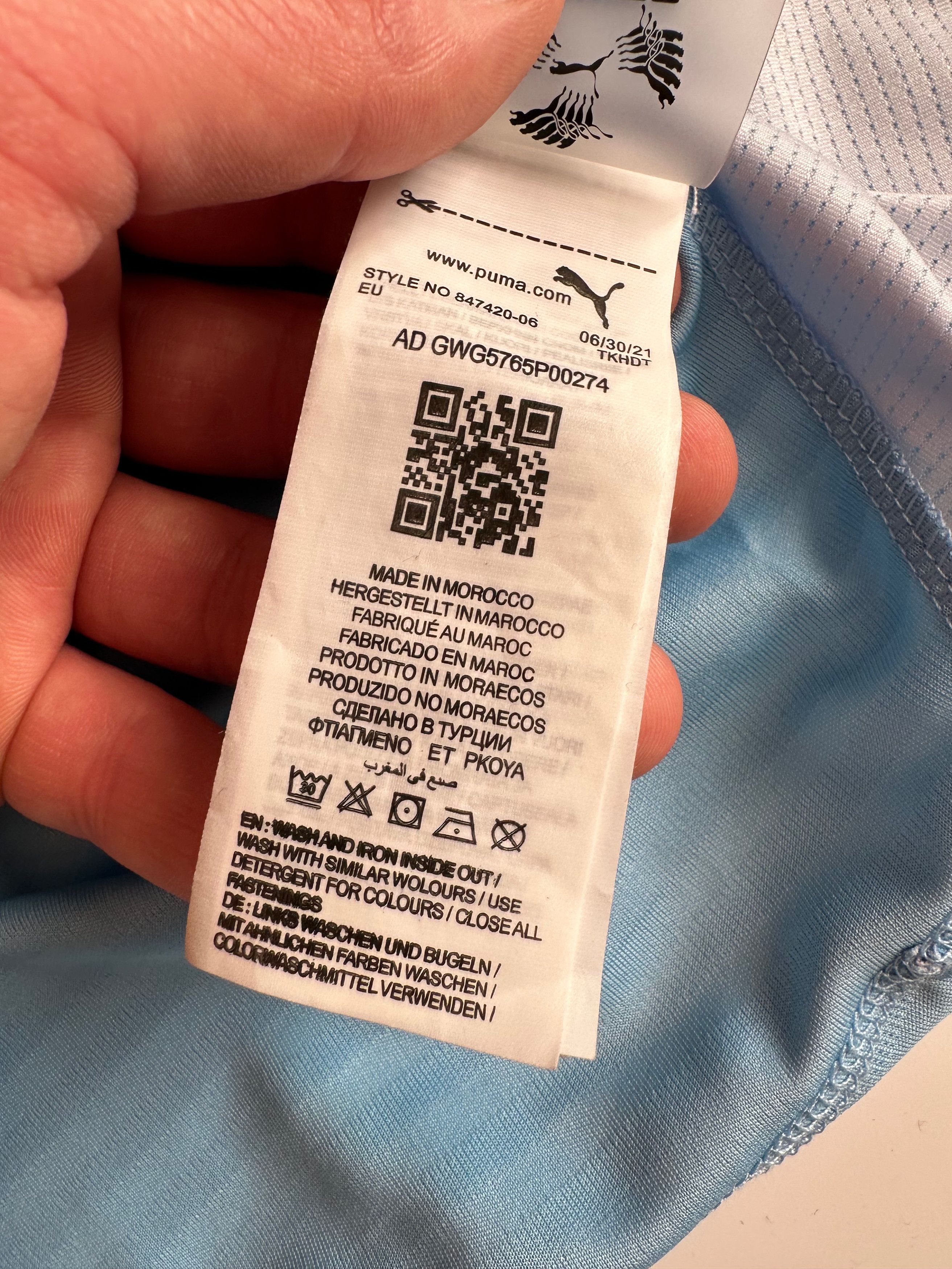 Puma 2024 Puma Manchester City Home Soccer jersey shirt football Size US S / EU 44-46 / 1 - 8 Thumbnail
